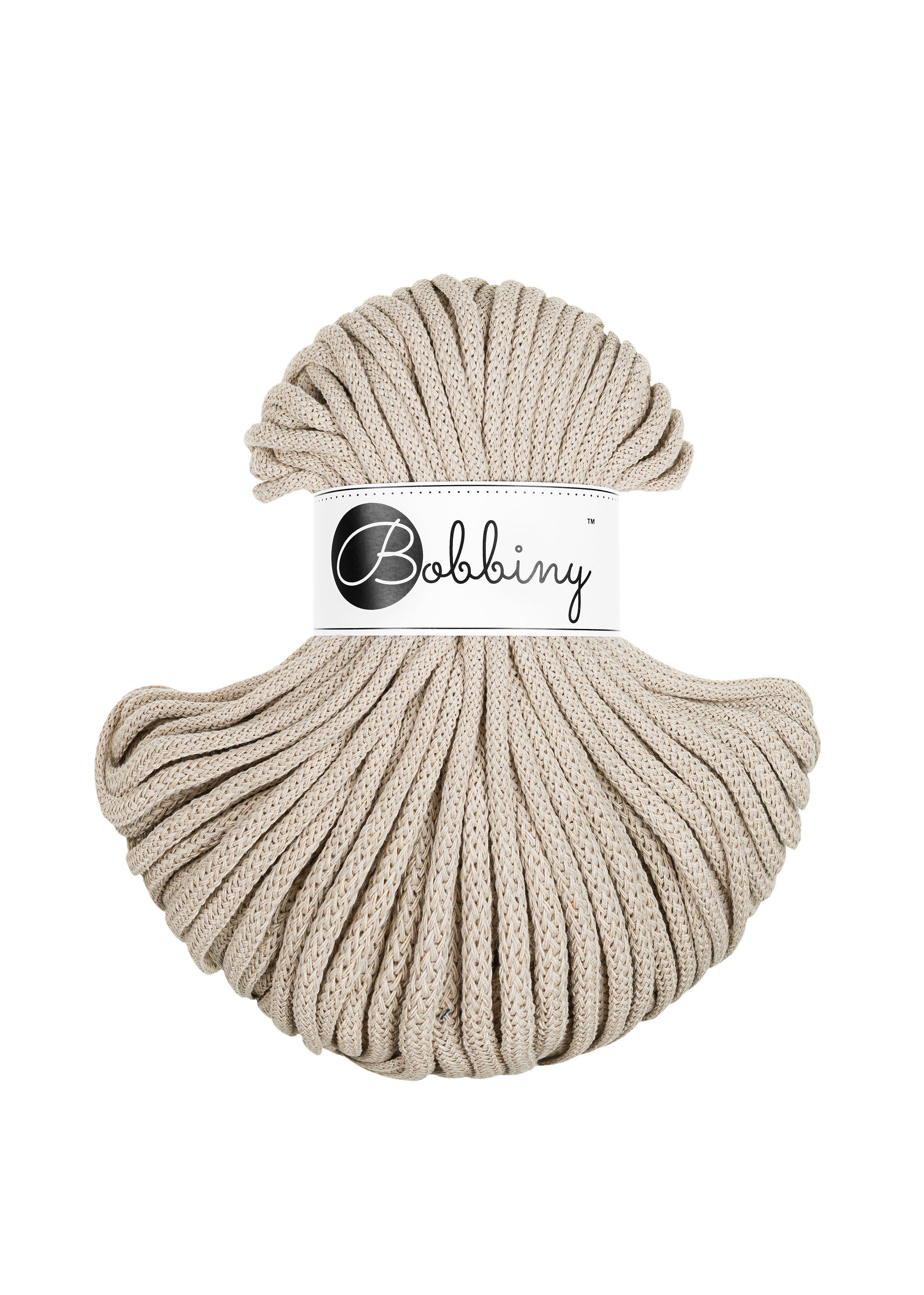 Flechtkordel Prem - Beige 100m