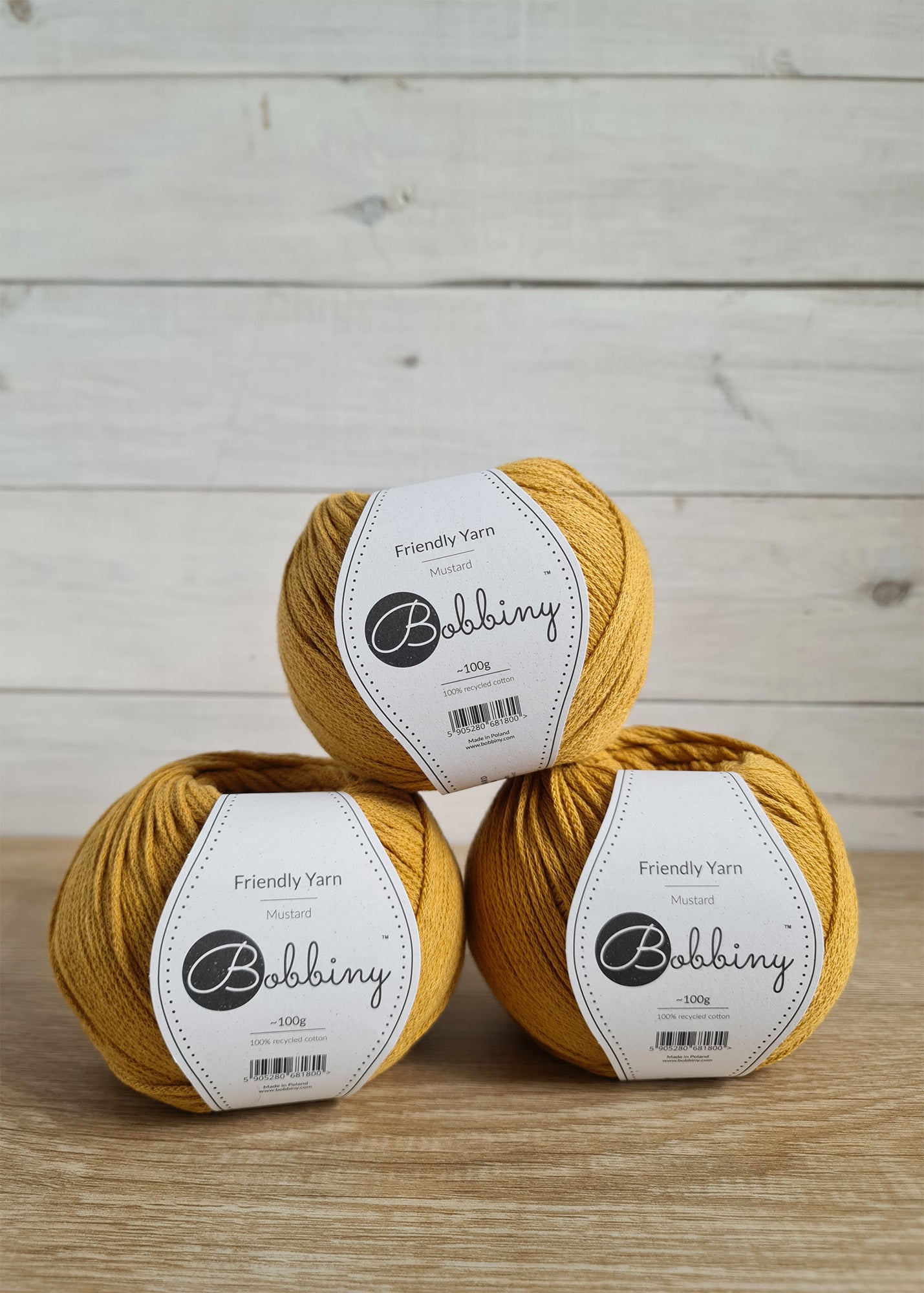 Friendly Yarn 4mm 100g - Mustard