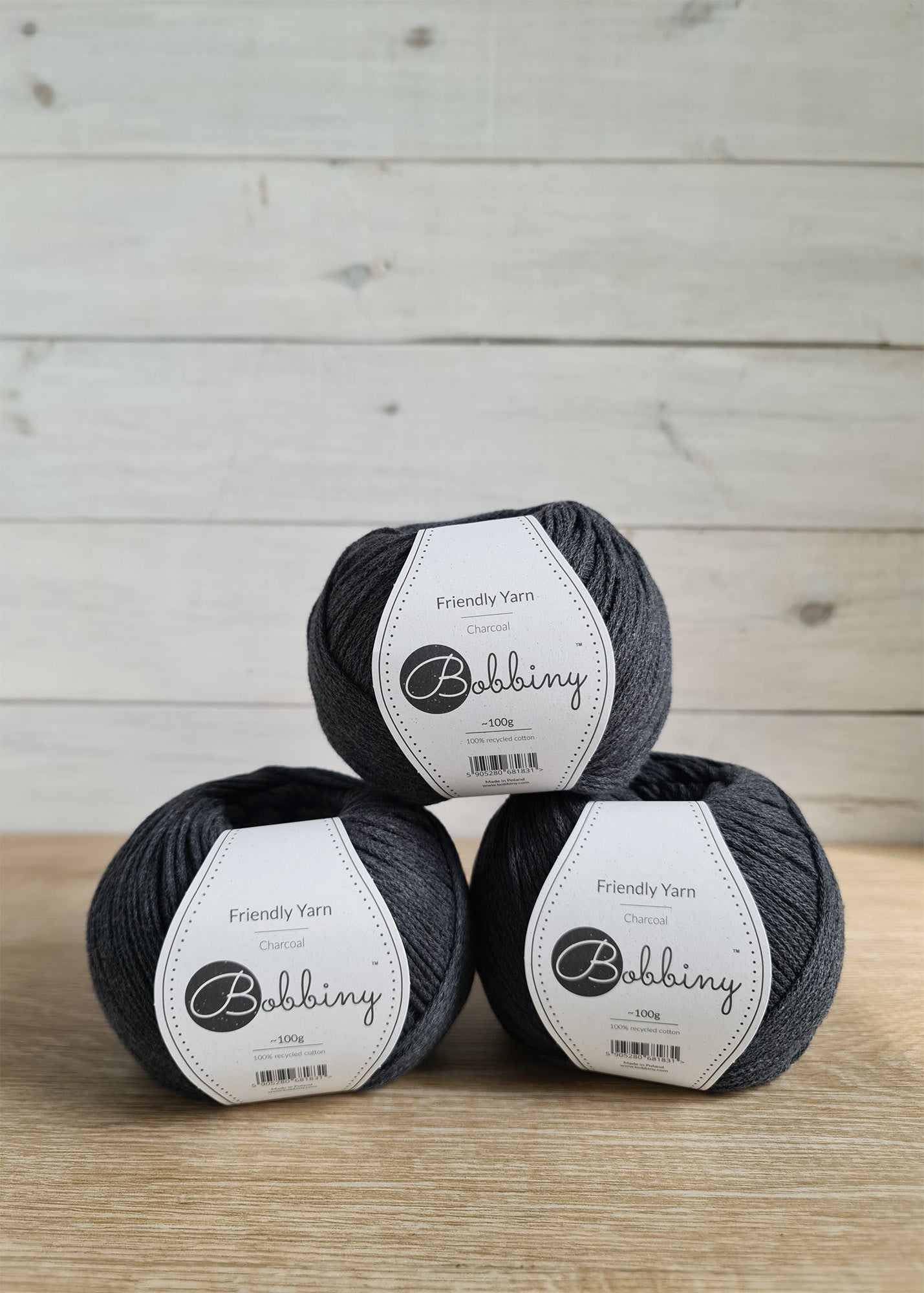 Friendly Yarn 4mm 100g - Charcoal