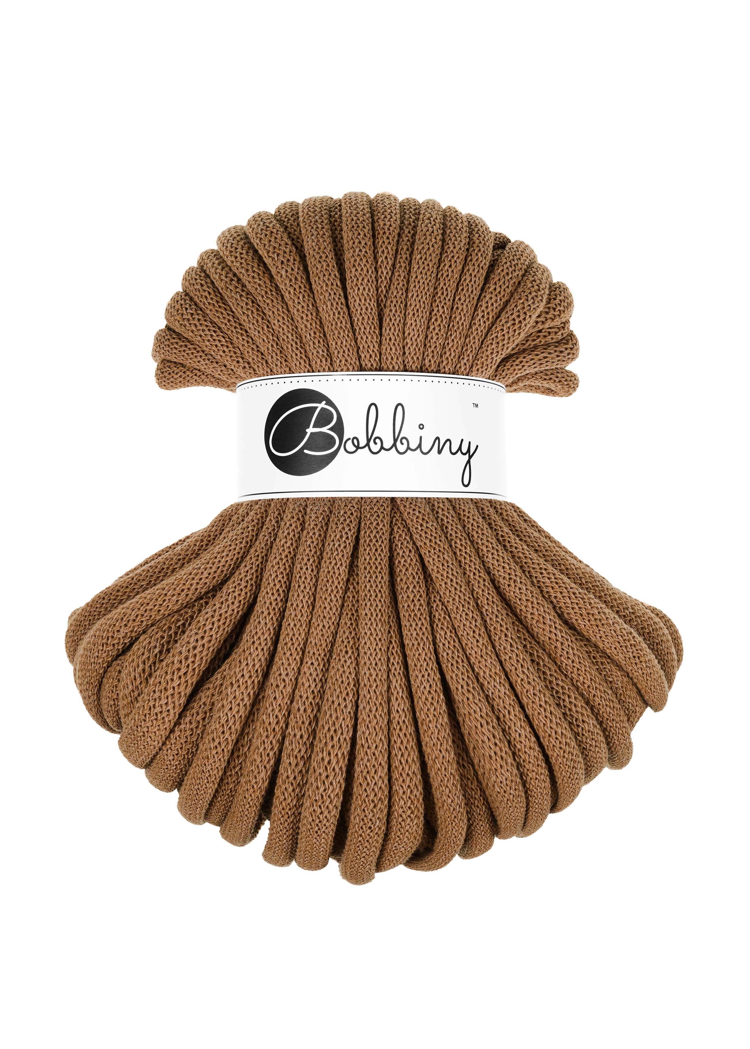 Flechtkordel Soft 9mm 30m  - Caramel