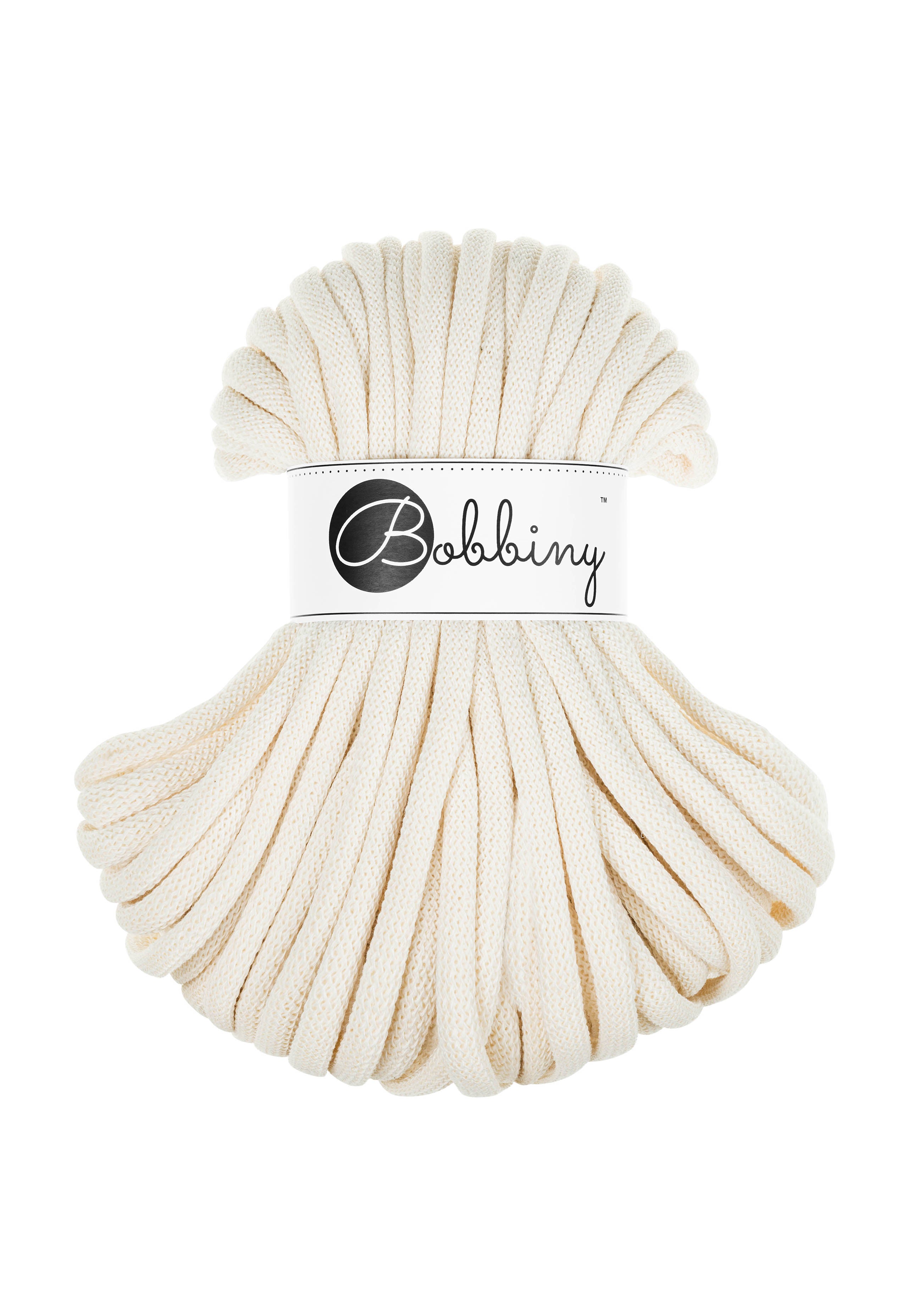 Flechtkordel Soft 9mm 30m - Natural