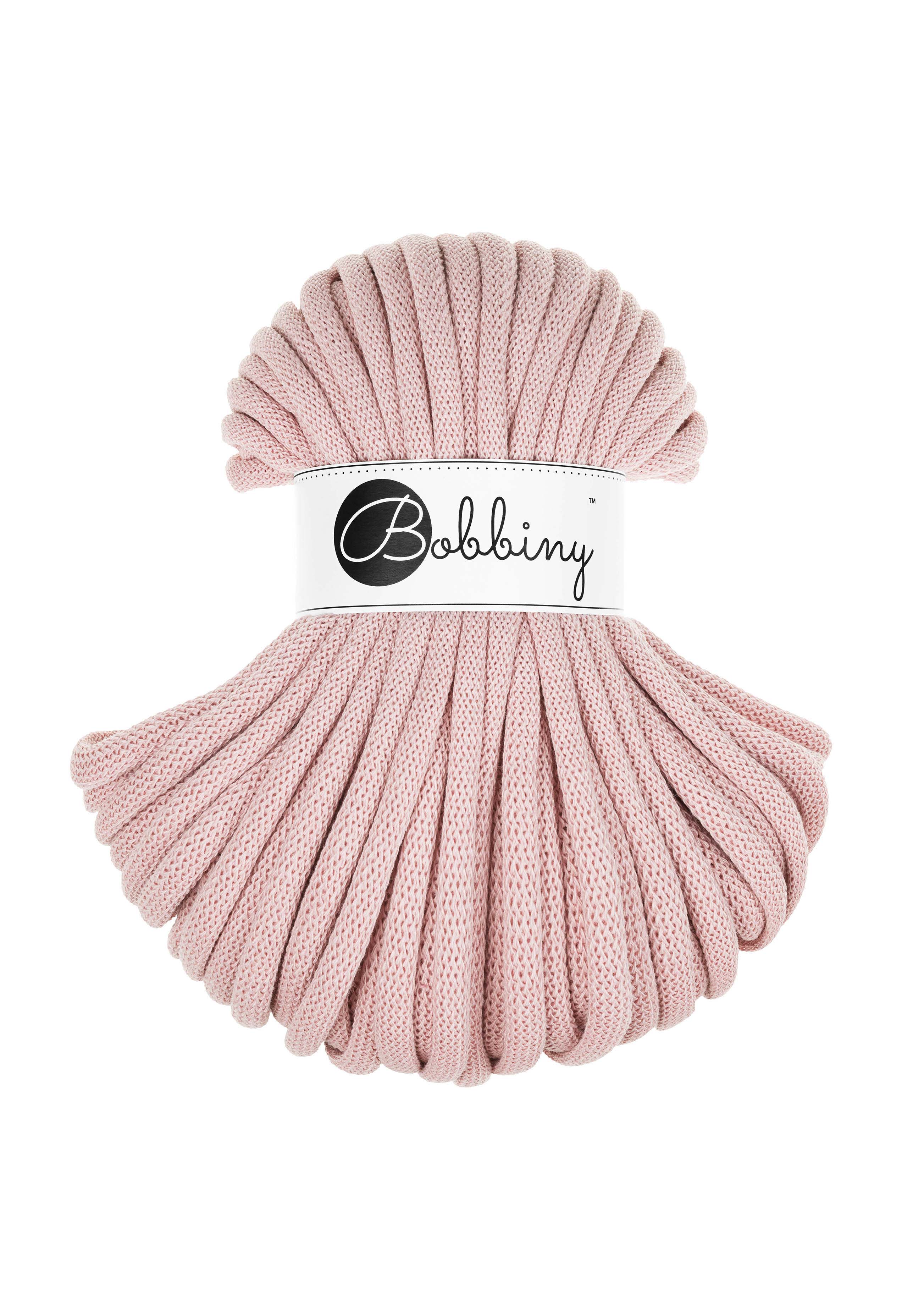 Flechtkordel Soft 9mm 30m - Pastel Pink