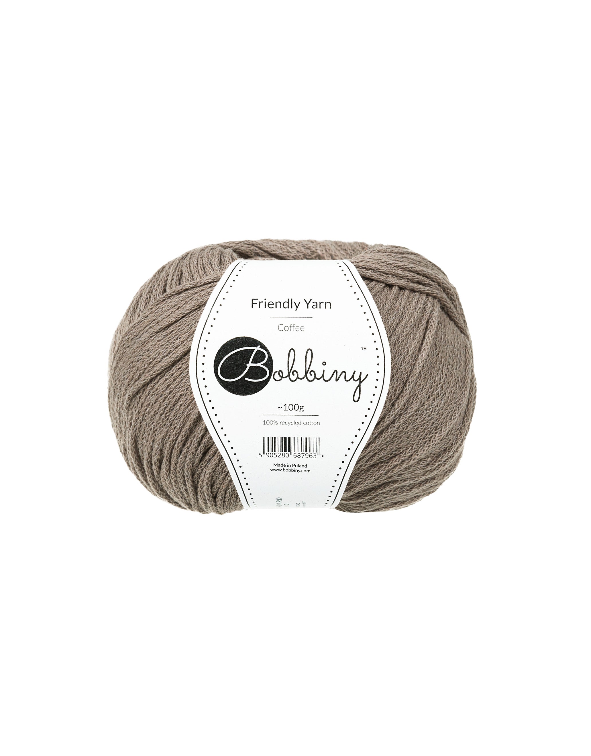 Friendly Yarn 4mm 100g - Coffee
