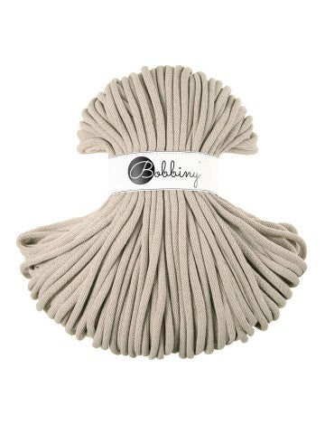 Flechtkordel Soft 9mm 100m - beige