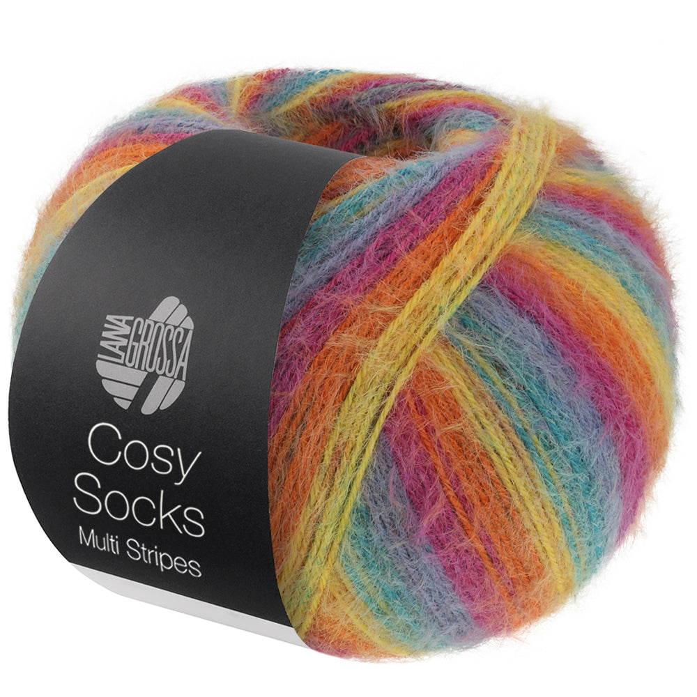 COSY SOCKS MULTI STRIPES Petro