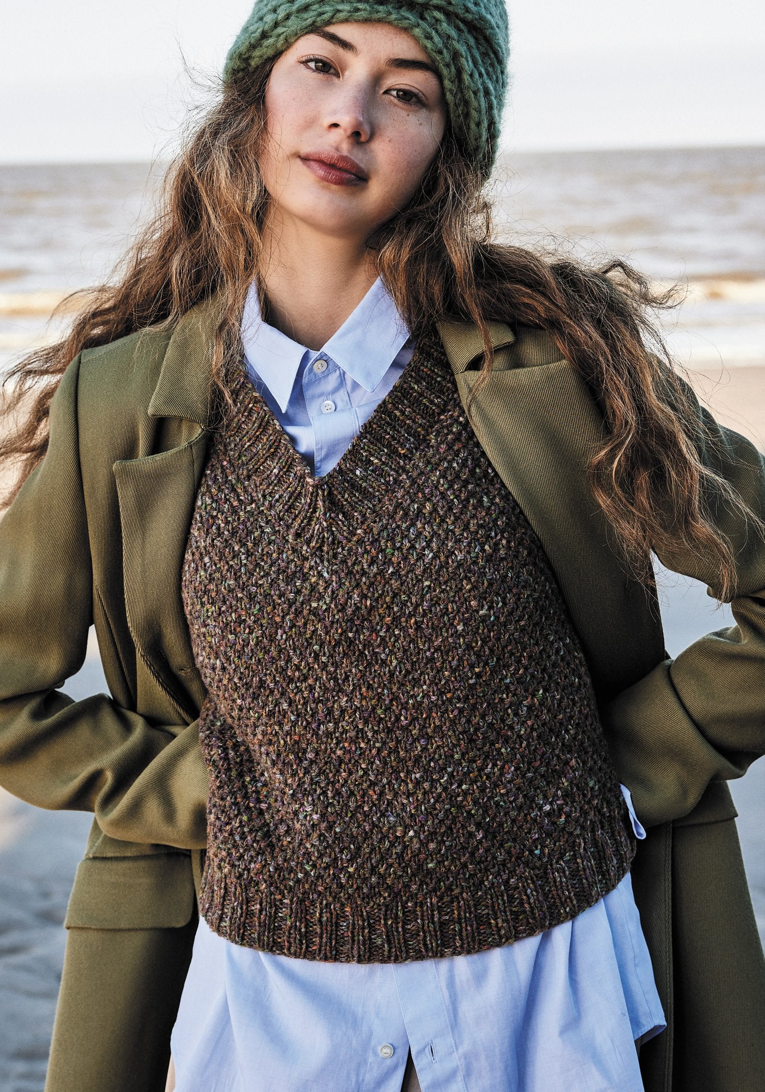 V-PULLUNDER · COOL MERINO PRINT