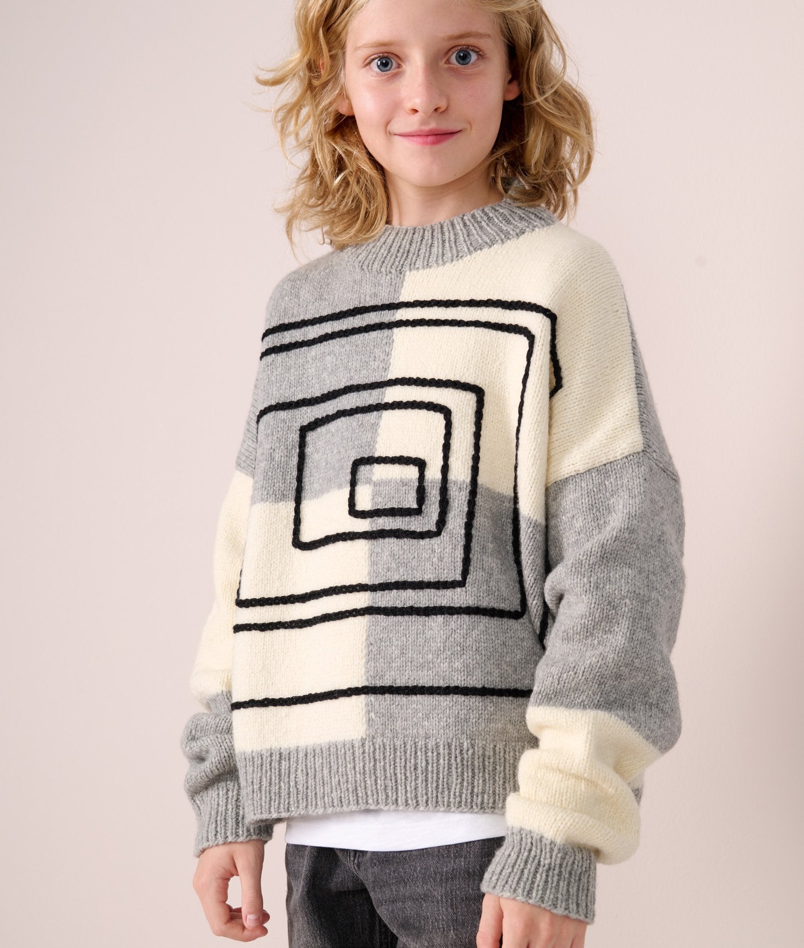 KARO-PULLOVER · COOL MERINO