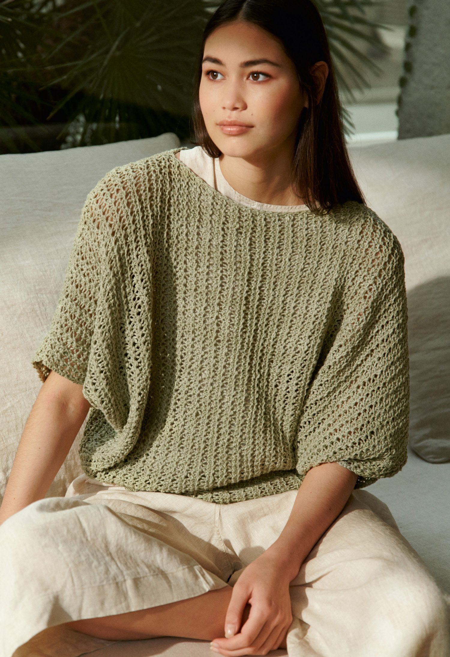 QUERGESTRICKTES SHIRT · BACCA