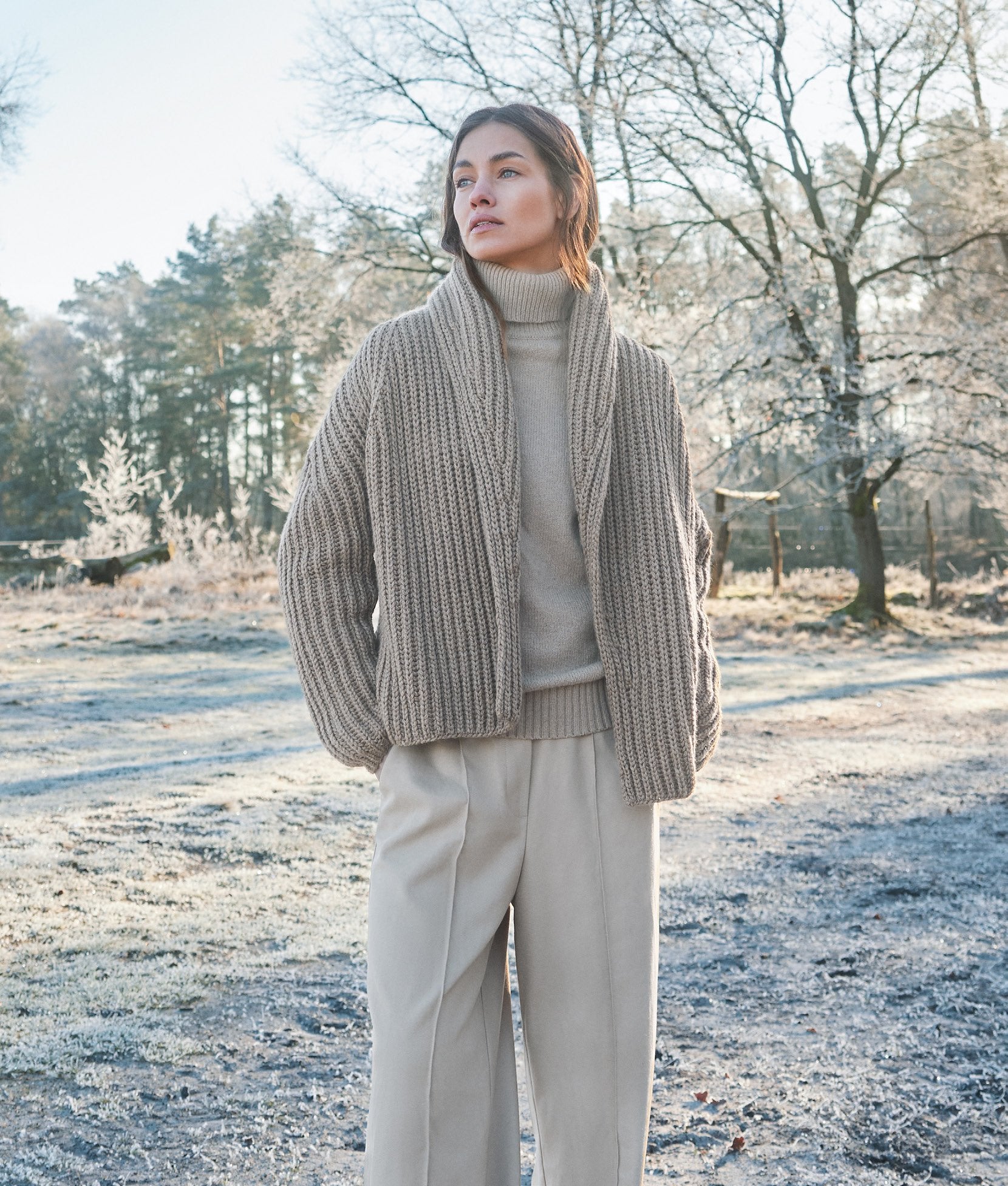 SCHALKRAGEN-CARDIGAN · COOL MERINO BIG