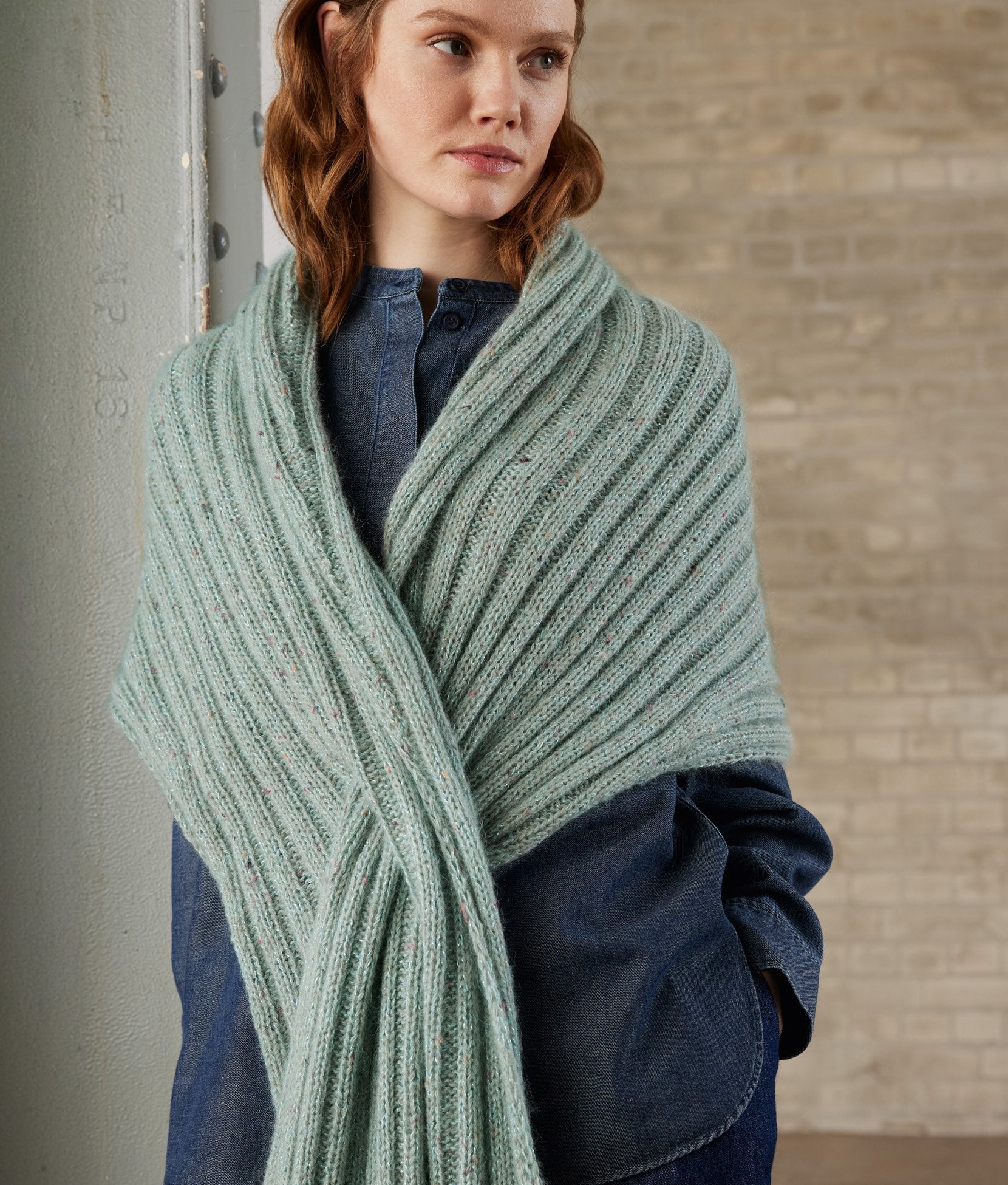 RIPPENMUSTER-TUCH · ECOPUNO, BRILLINO & NATURAL SUPERKID TWEED