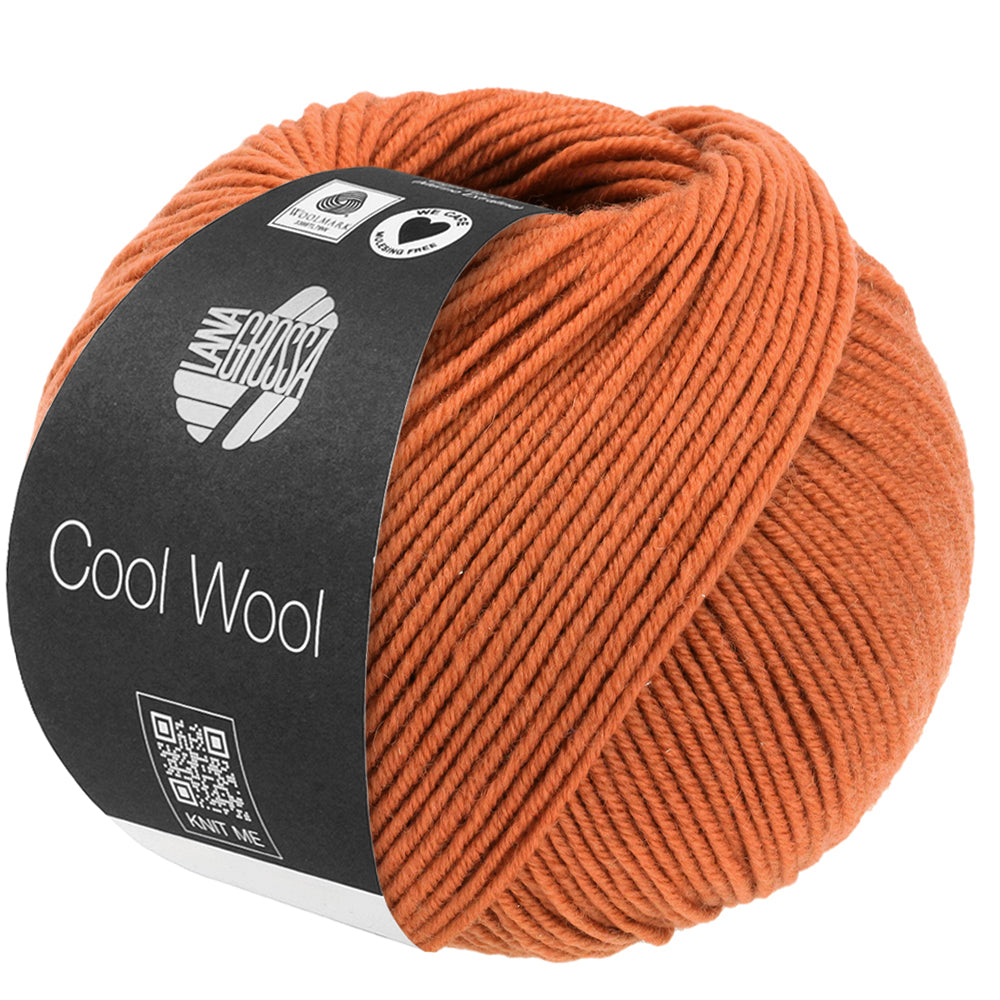 COOL WOOL - Orangebraun