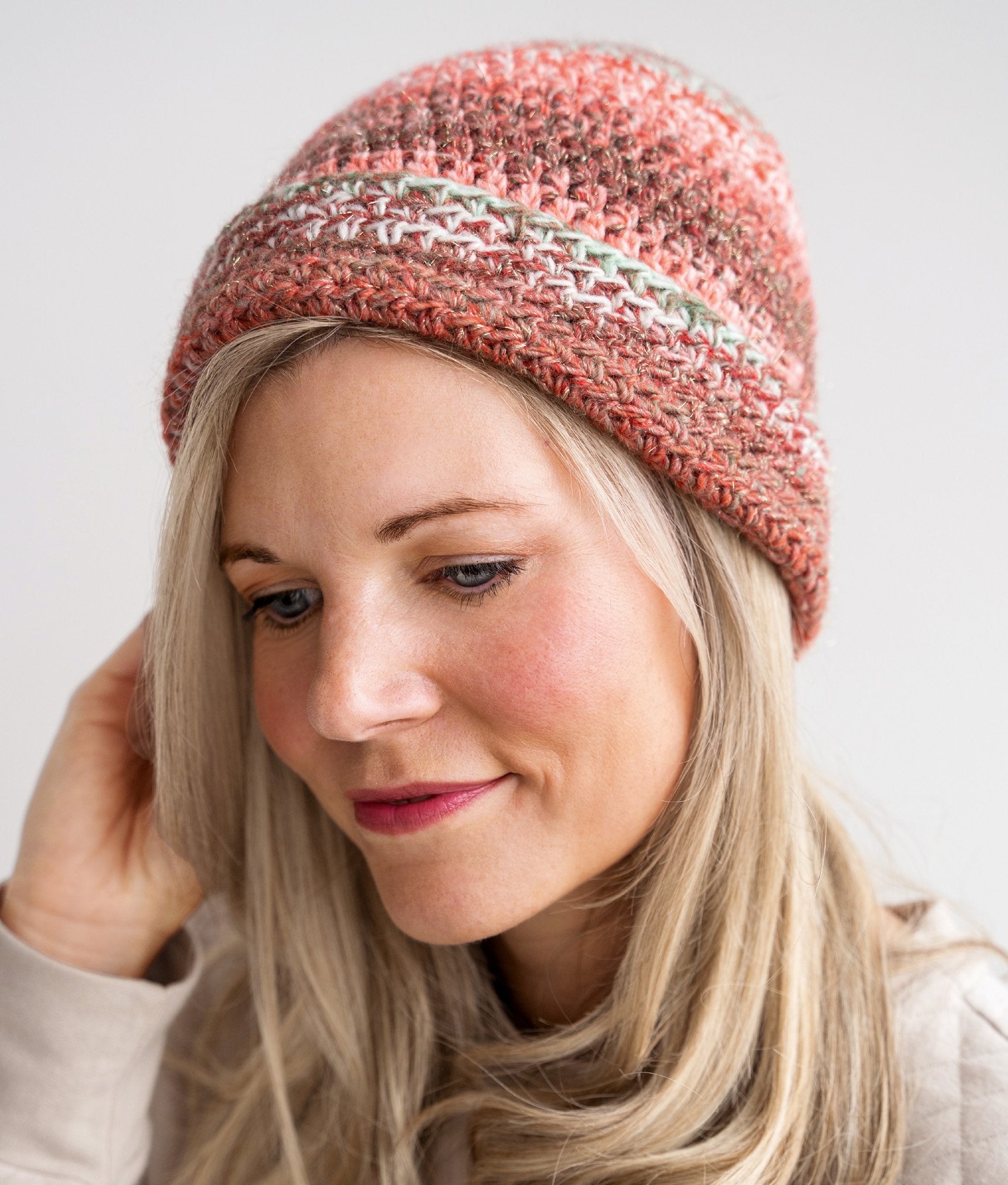 Häkelmütze · Christmas Edition Lurex