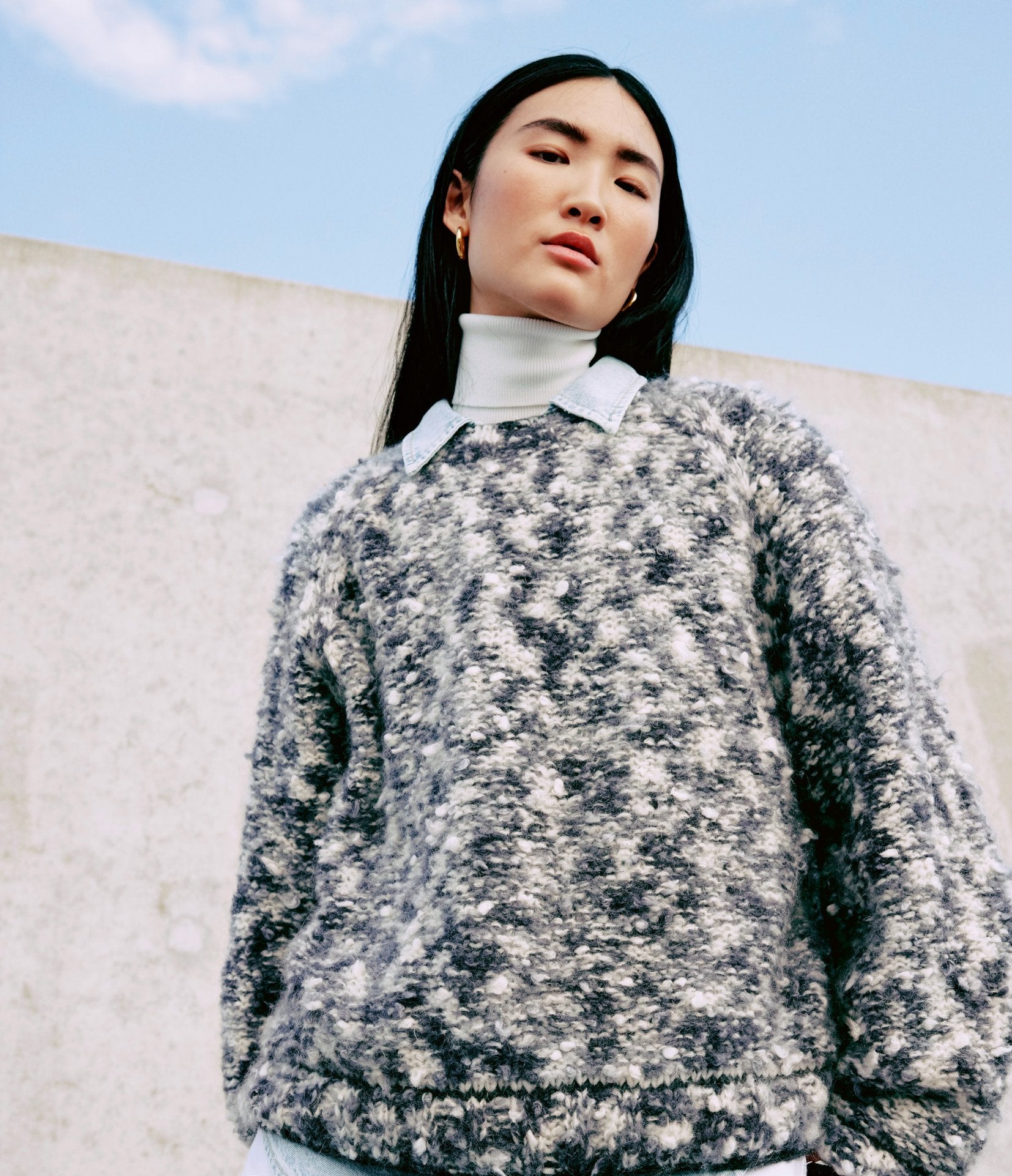 Pullover · Lala Berlin Brushy Print & Lala Berlin Lovely Cotton