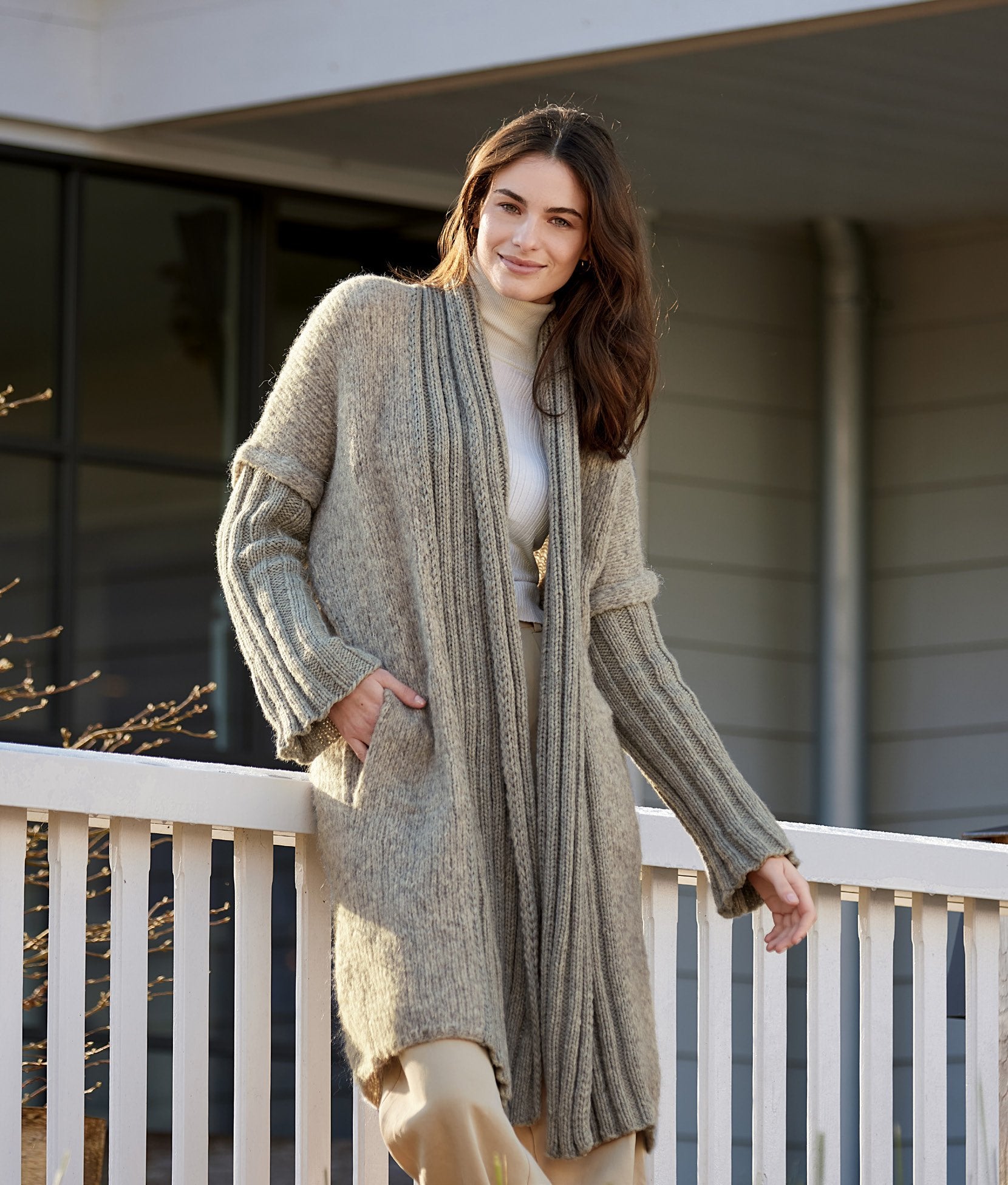 STRICKMANTEL · ALPACA MODA & COOL MERINO BIG