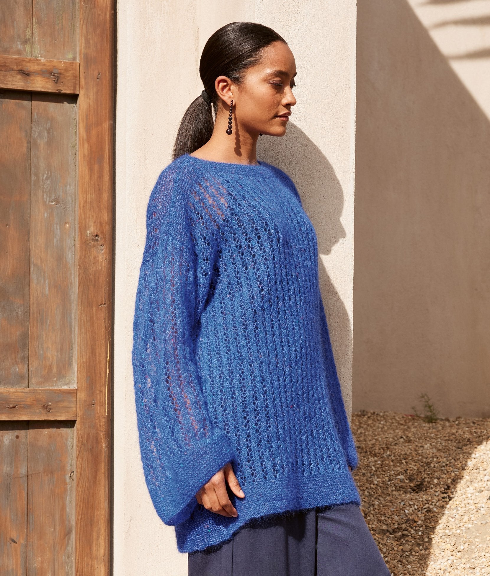 SWEATER · NATURAL SUPERKID TWEED