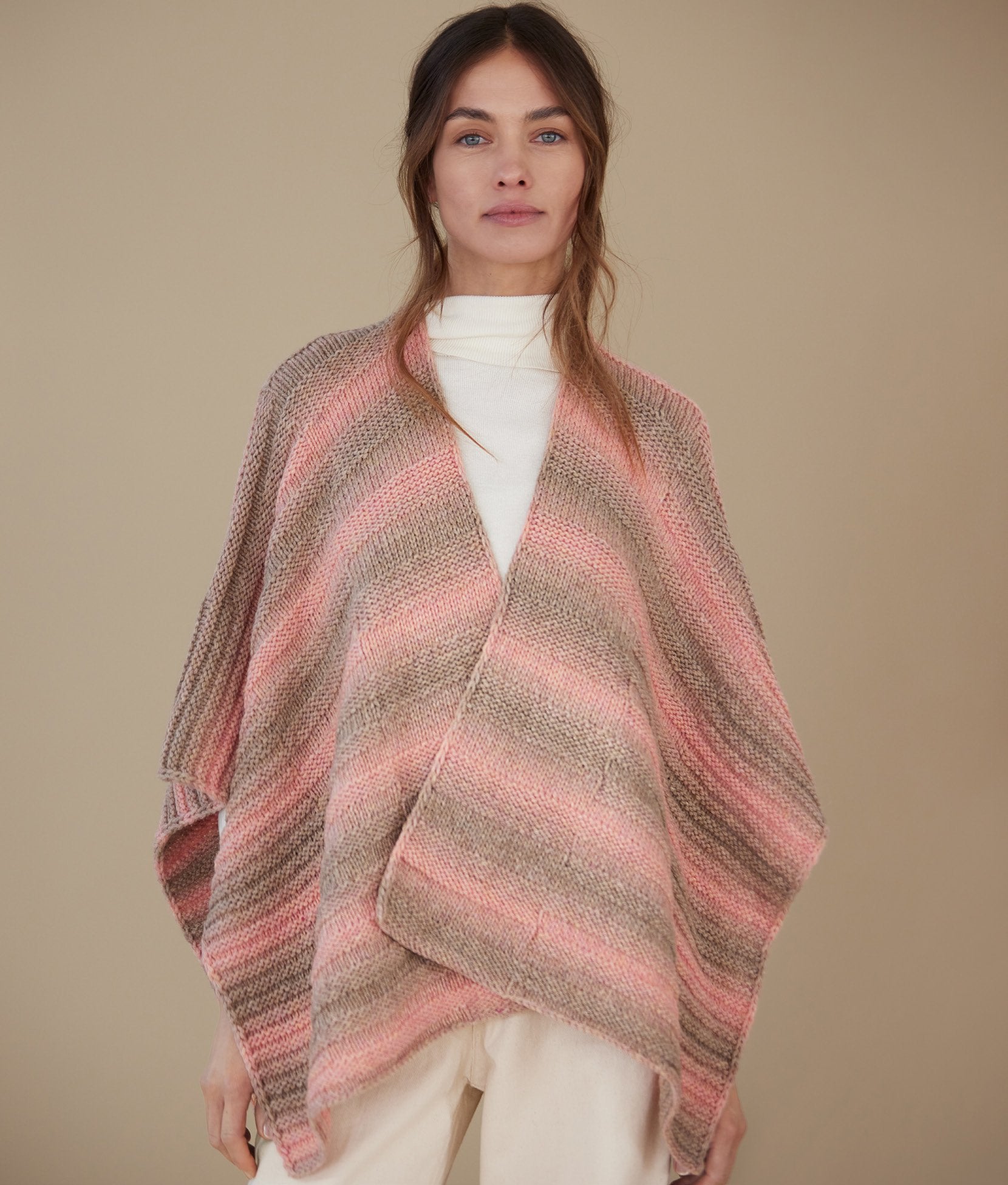 PONCHO · COOL MERINO DÉGRADÉ