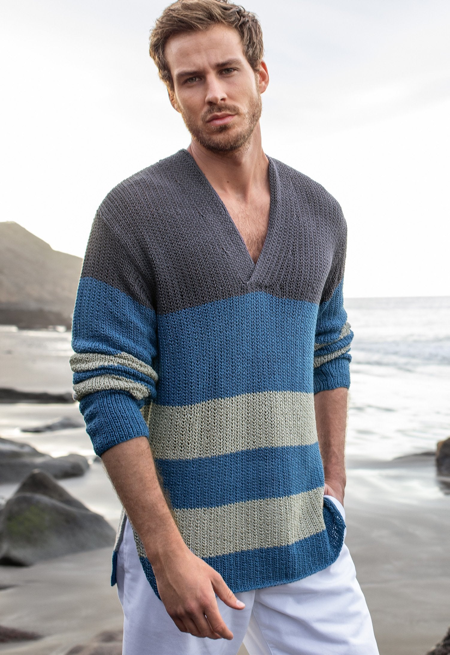 PULLOVER · SOLO LINO