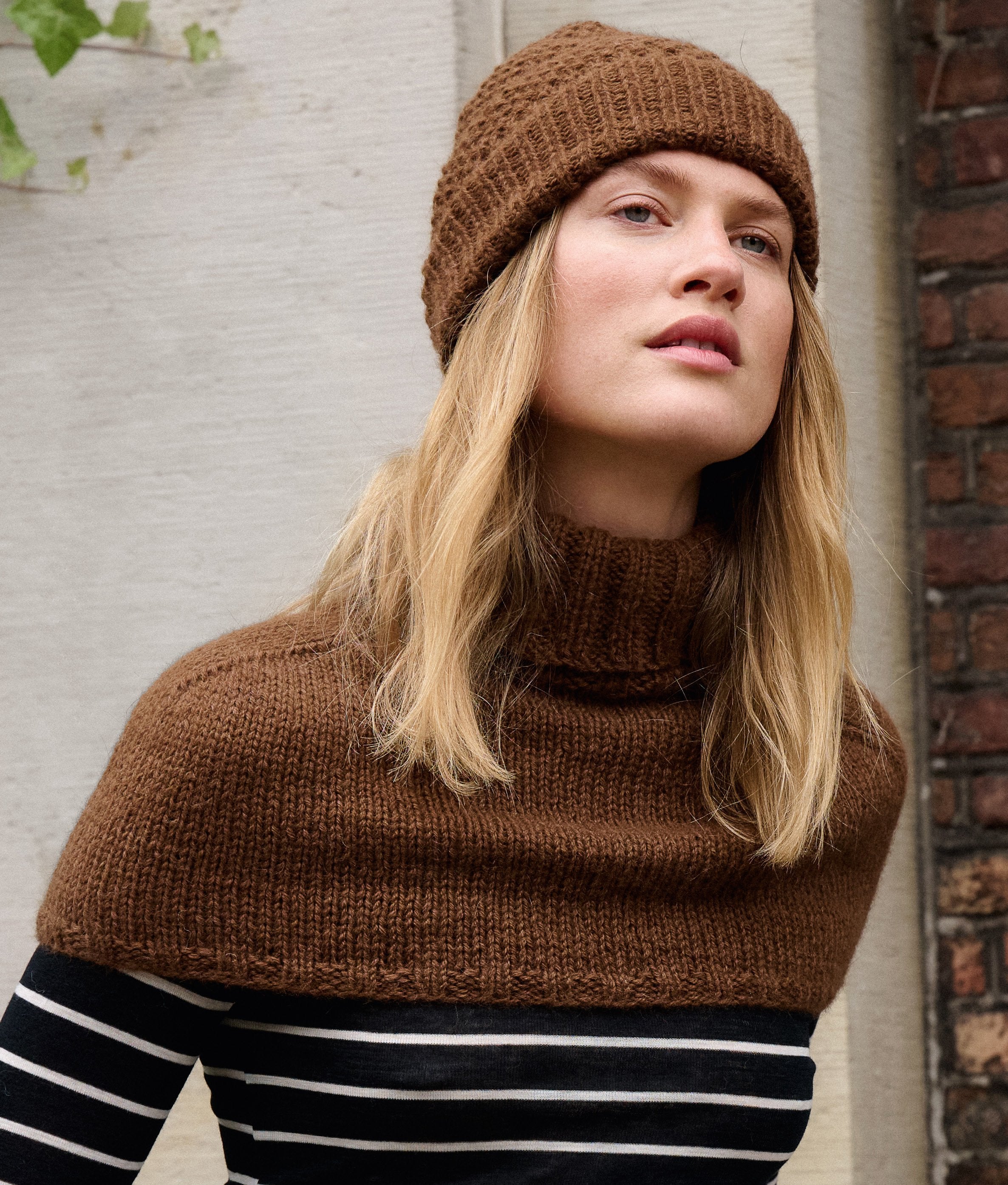 Schulterwärmer · Natural Lama Chunky