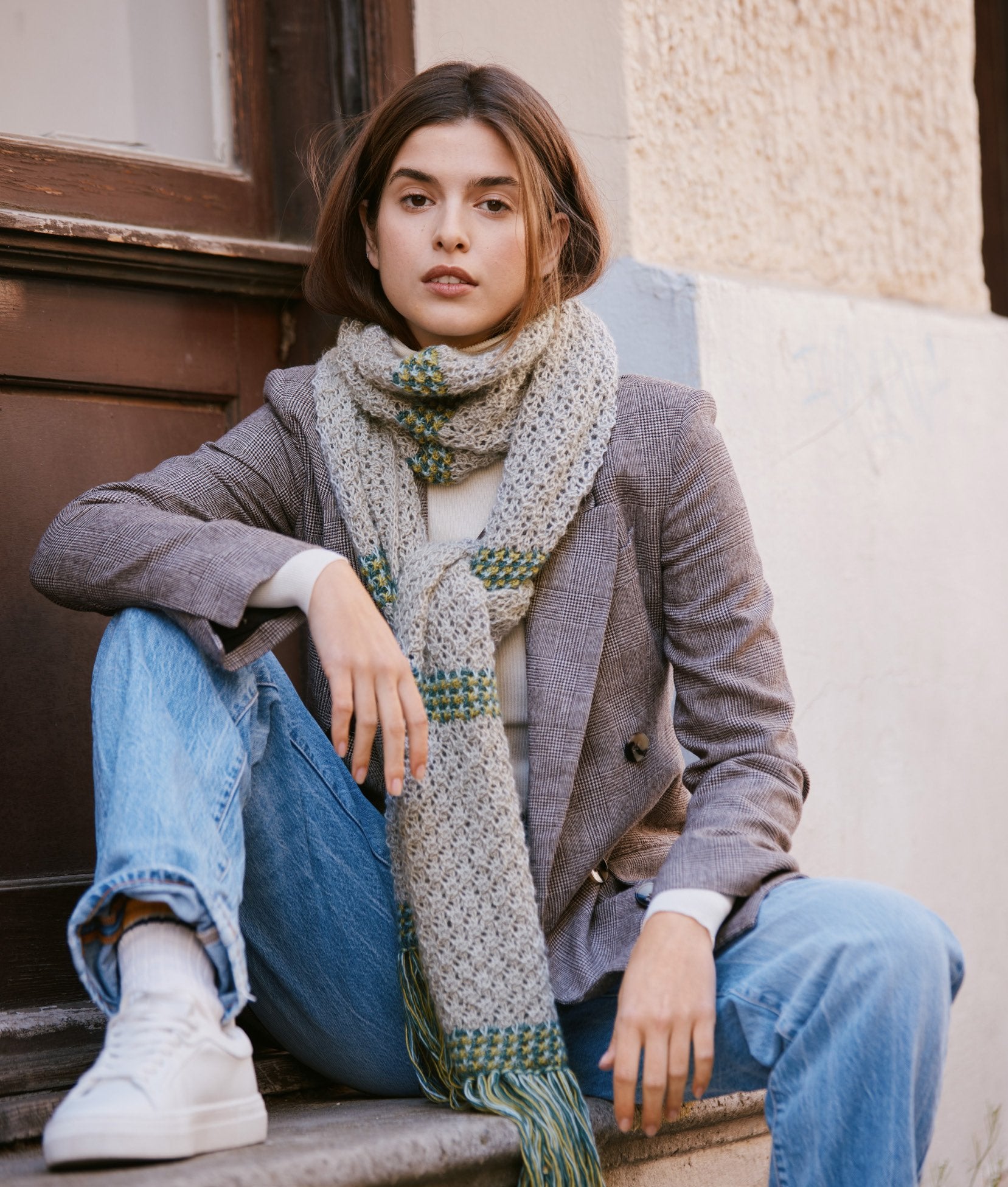 Modell 11 · LACE SETA MULBERRY