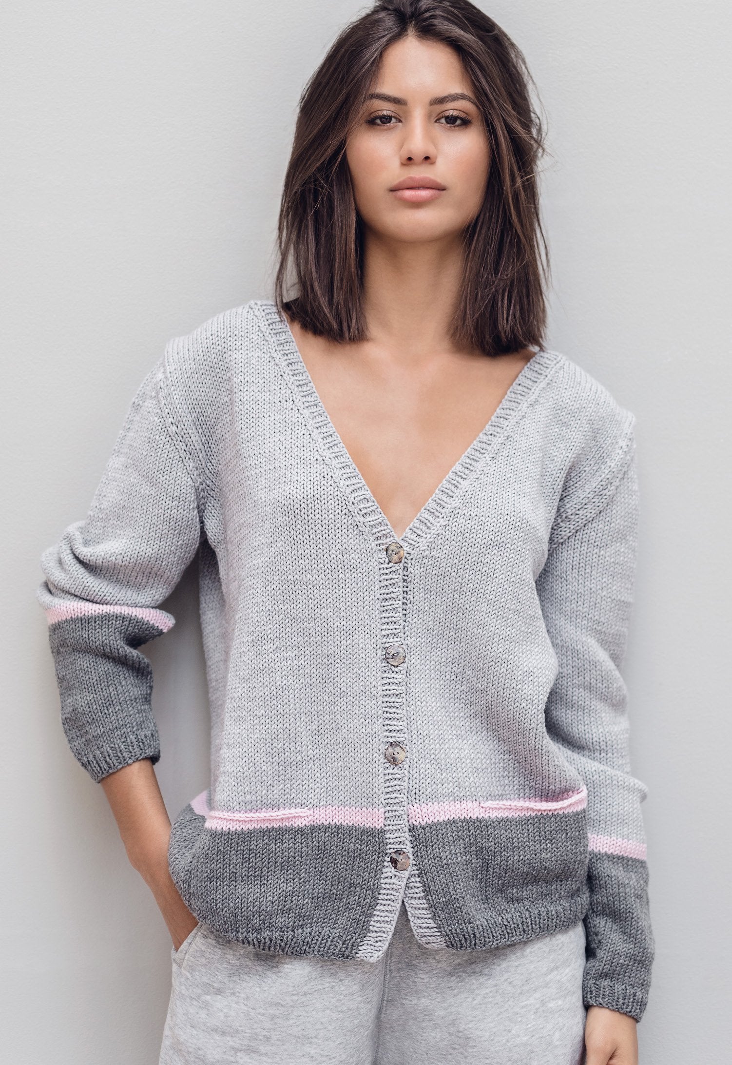 CARDIGAN · COOL WOOL BIG MÉLANGE