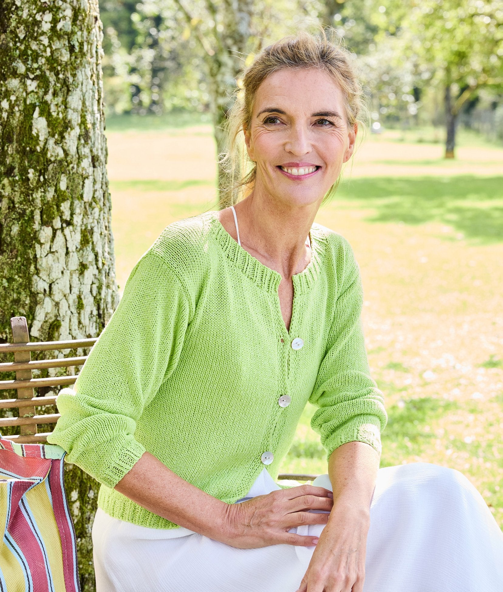 Strickjacke · Landlust Sommerseide