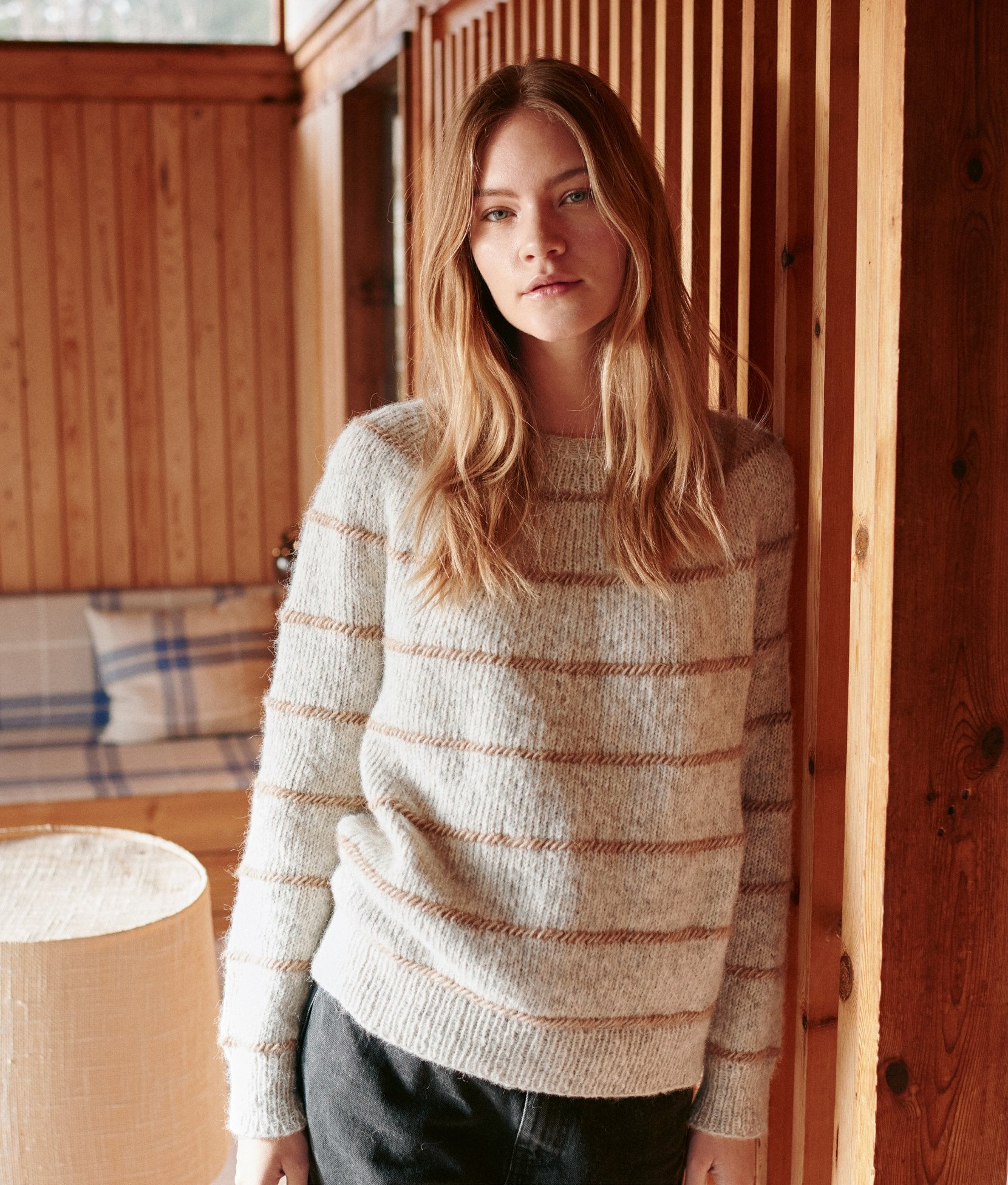 RUNDPASSENPULLOVER · NATURAL ALPACA PELO