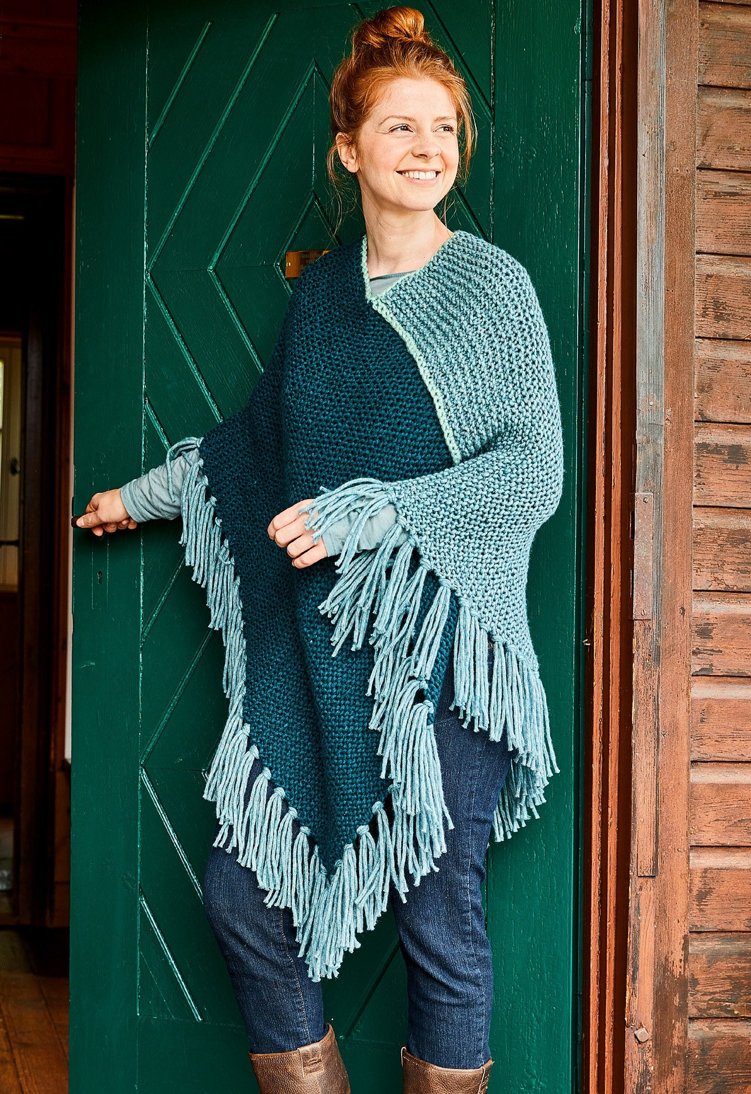 PONCHO · LANDLUST WINTERWOLLE