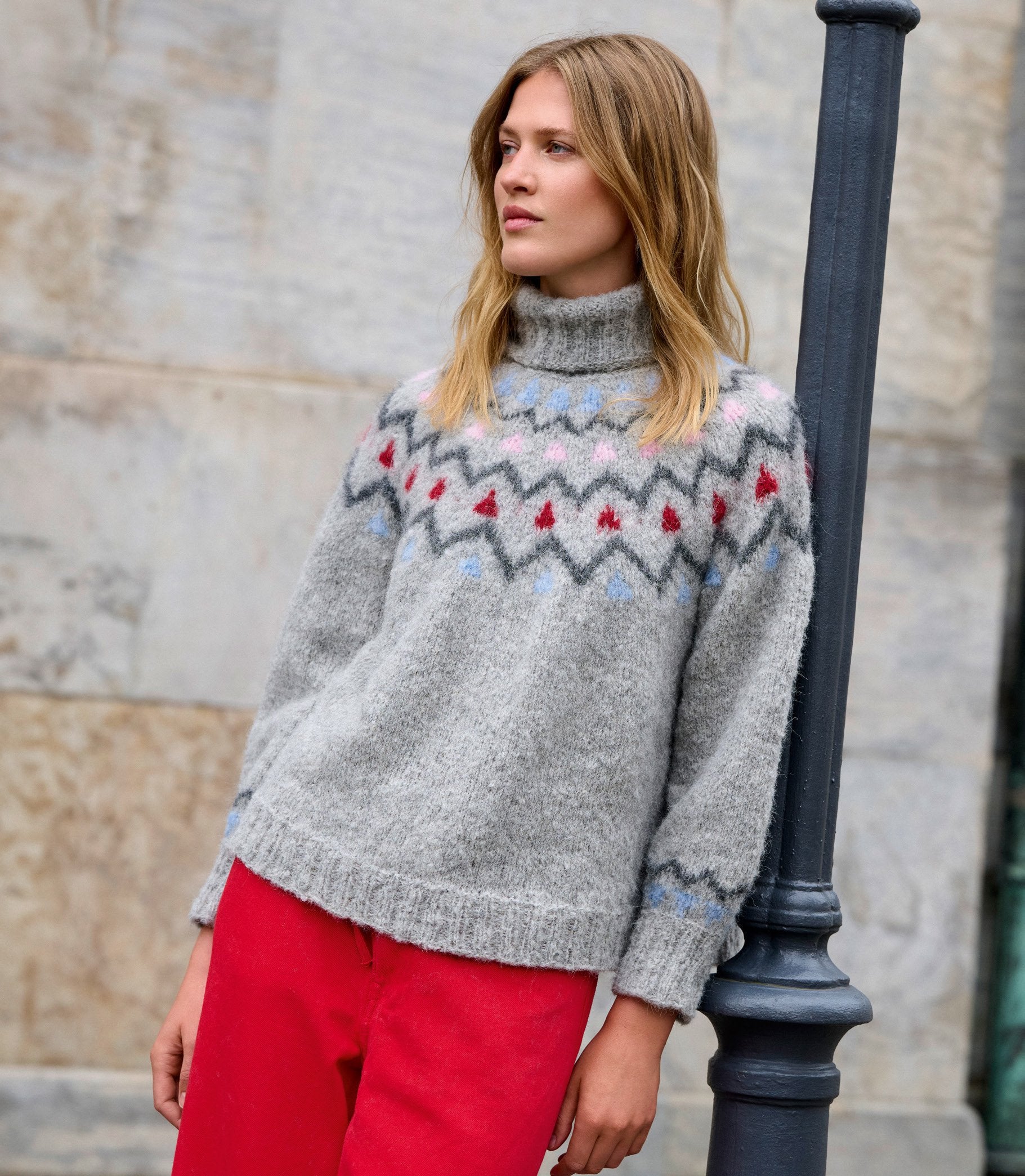 Norwegerpullover · Natural Alpaca Lungo