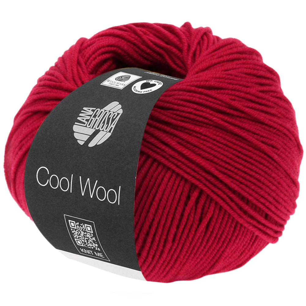 COOL WOOL - Karminrot