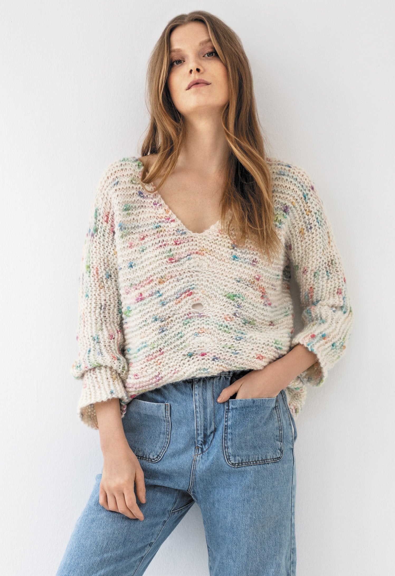 KIMONOPULLOVER · LALA BERLIN LOVELY COTTON INSERTO