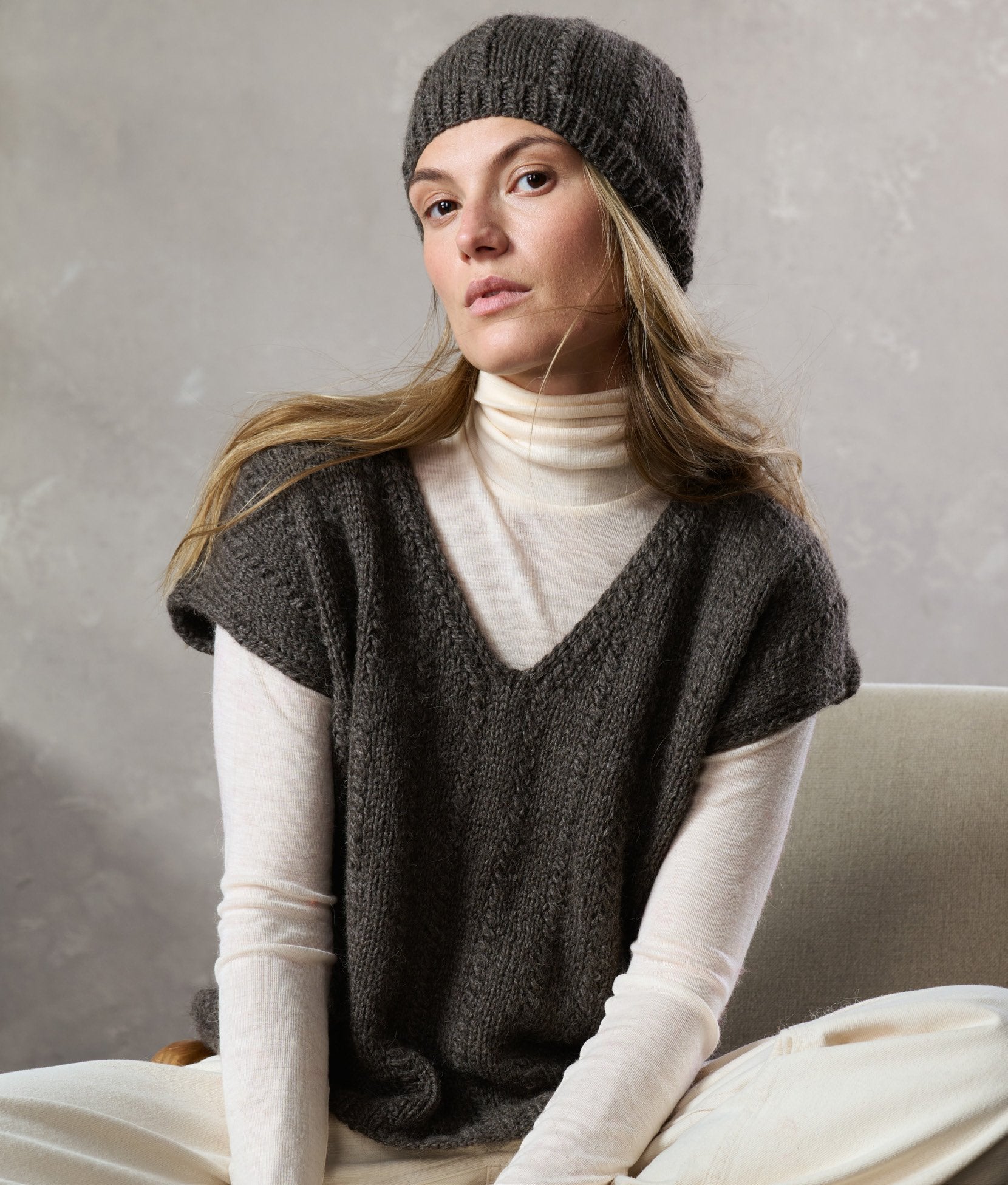 Pullunder · Natural Lama Chunky