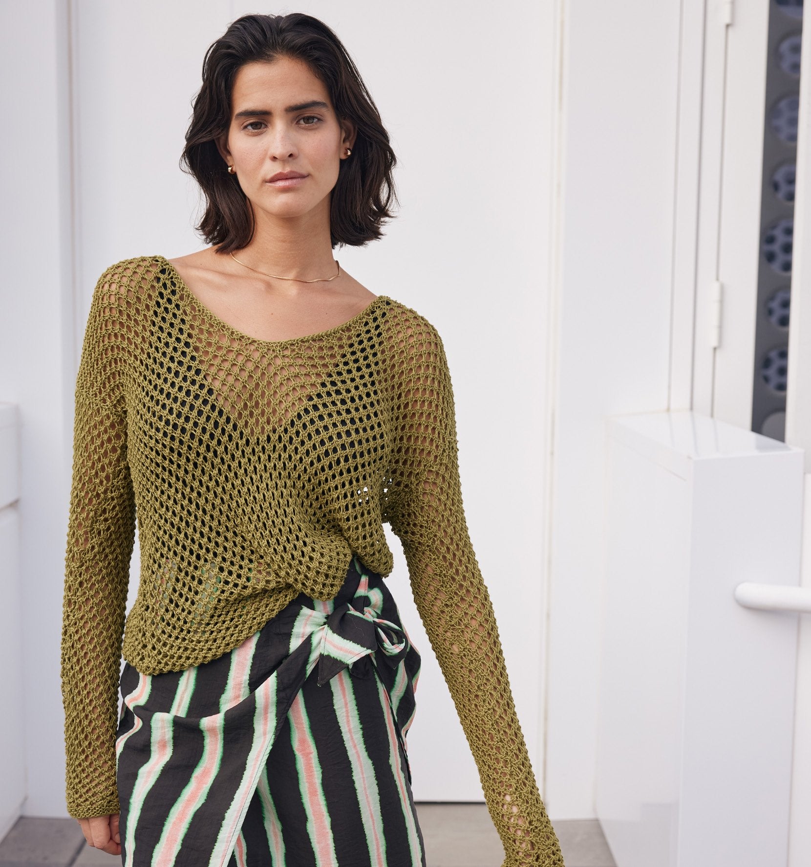 PULLOVER · SOLO LINO