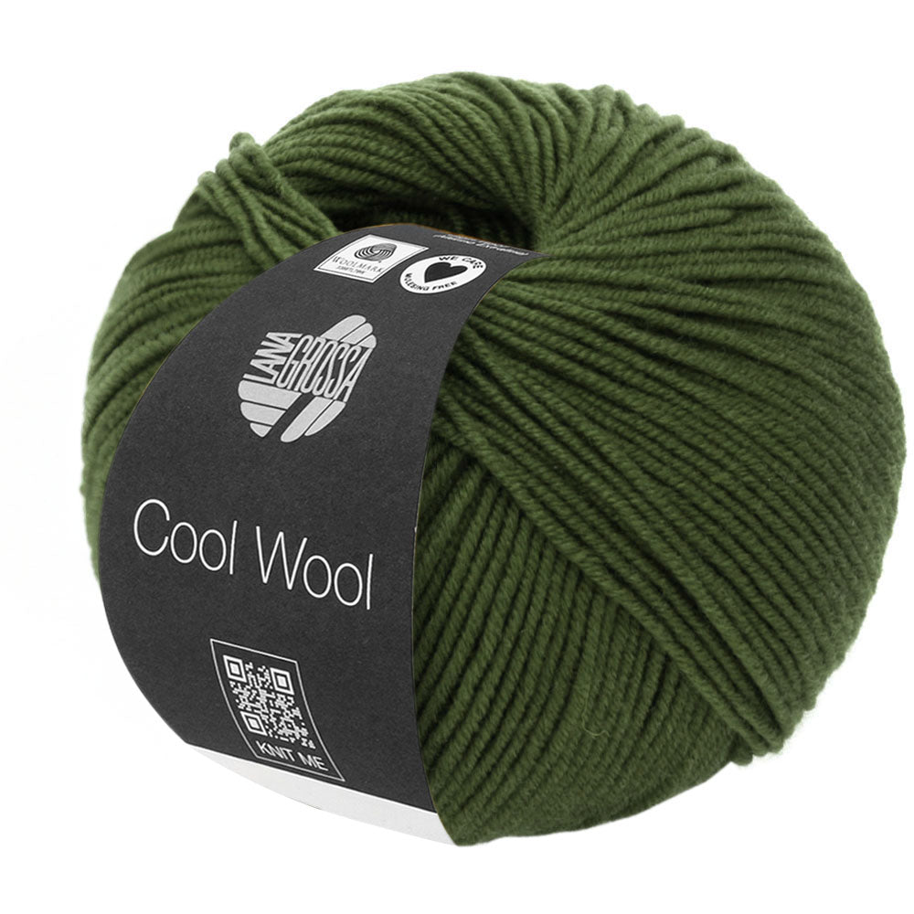 COOL WOOL - Dunkeloliv