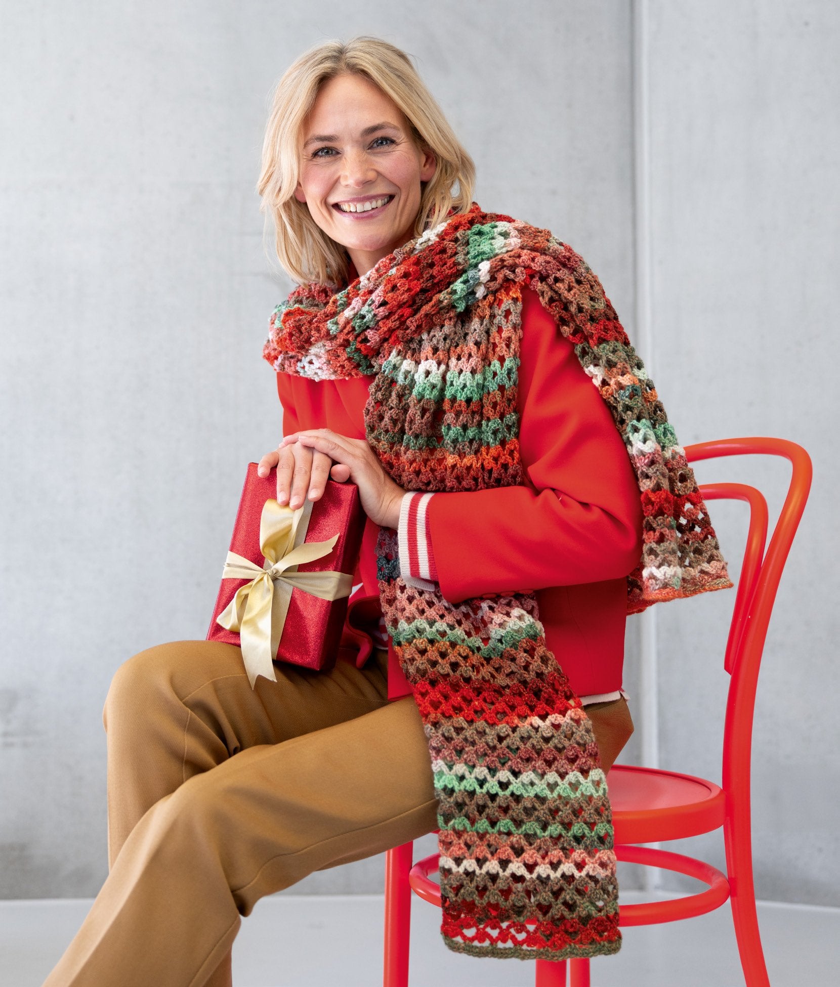 HÄKELSTOLA · CHRISTMAS EDITION LUREX