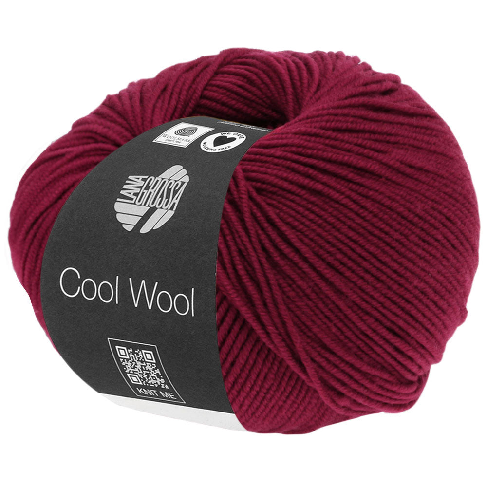 COOL WOOL - Weinrot