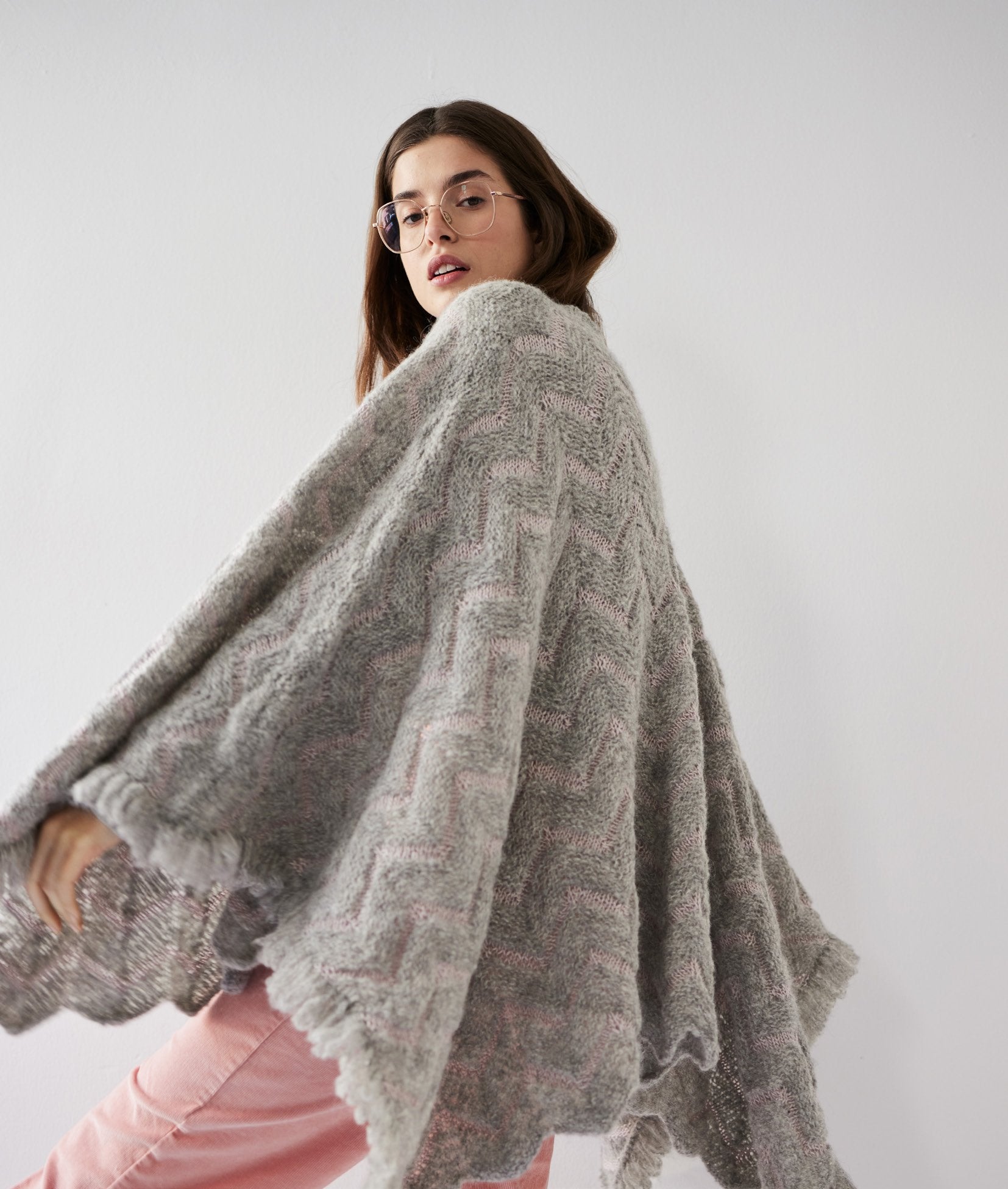 PONCHO · PIÙ BELLA & LACE SETA MULBERRY