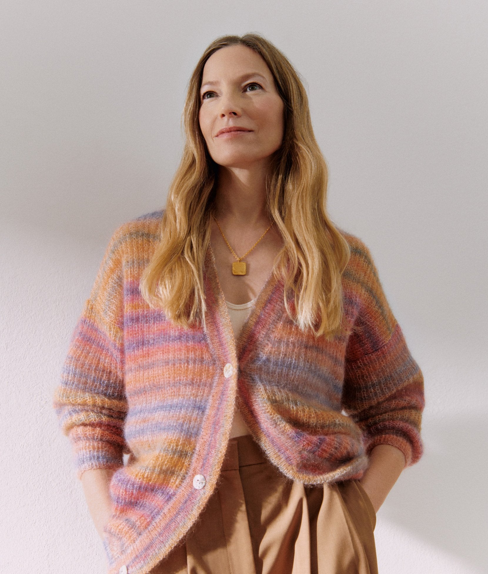 PATENT-JACKE · SILKHAIR PRINT