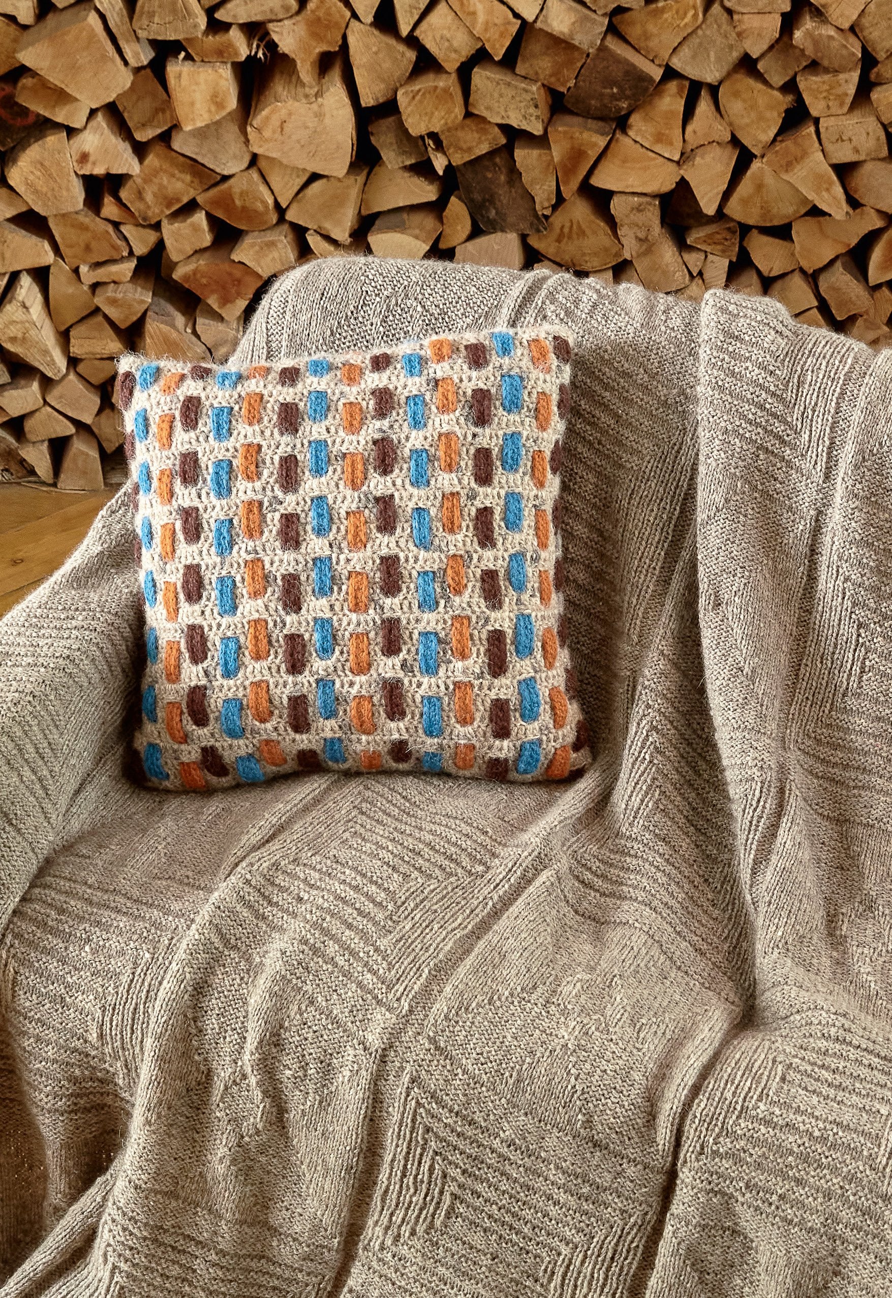 KISSENHÜLLE · LALA BERLIN LOVELY COTTON INSERTO & BRIGITTE NO. 2