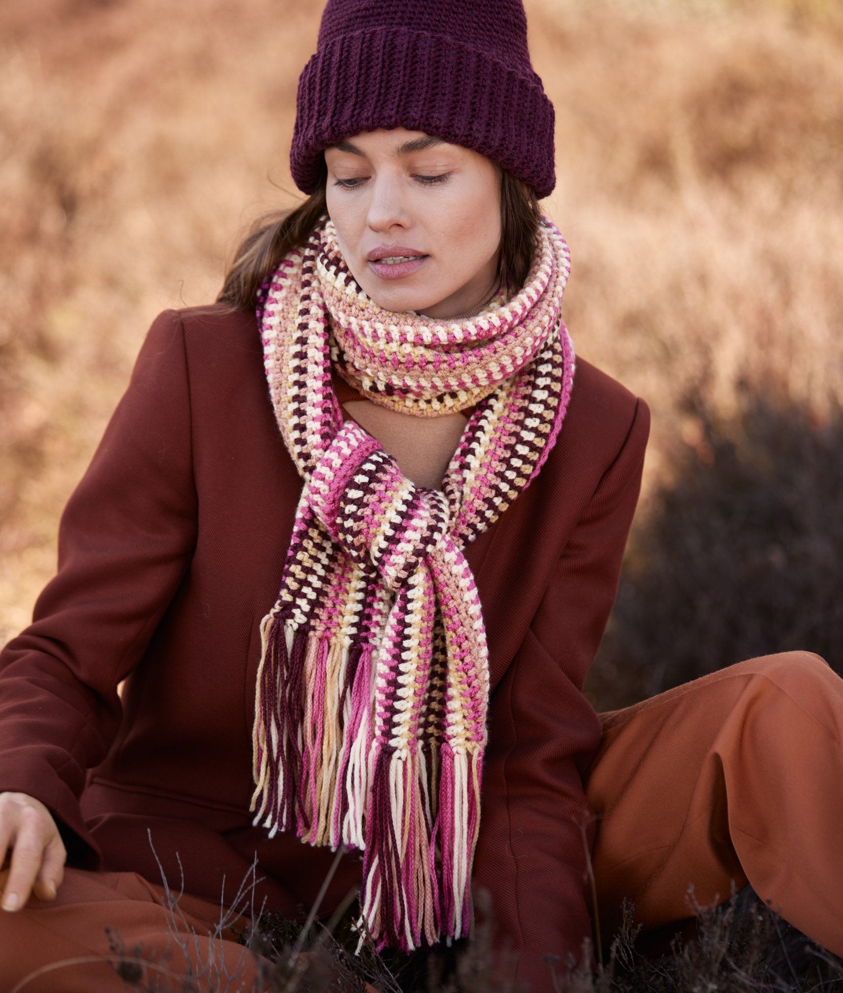 HÄKELSCHAL · COOL MERINO
