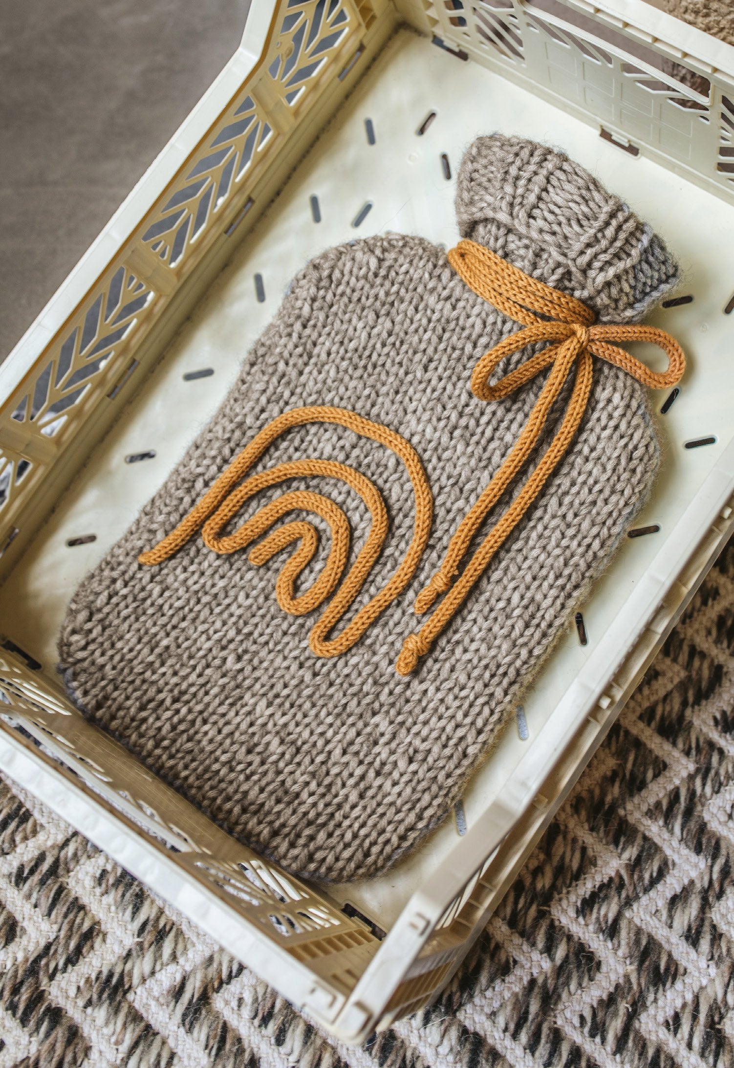 WÄRMFLASCHENBEZUG · LANDLUST WINTERWOLLE & COOL WOOL