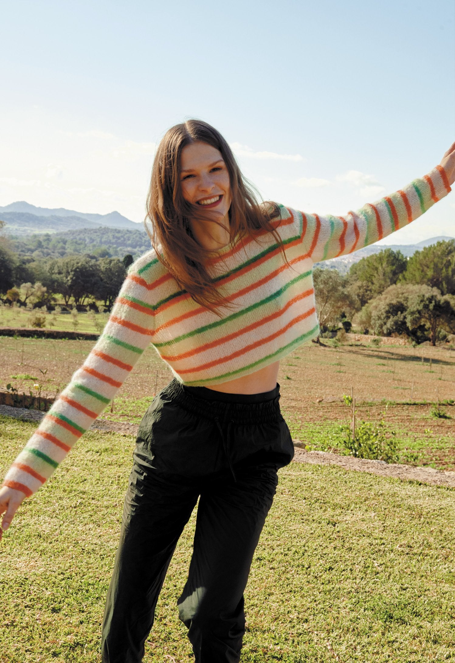 Kurzpullover mit extralangen Ärmeln · Setasuri & Setasuri Dégradé