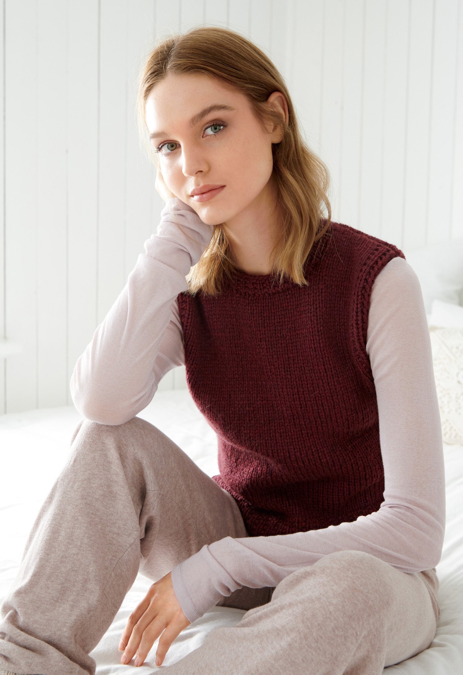 PULLUNDER MIT SEITENSCHLITZEN · ALTA MODA CASHMERE 16