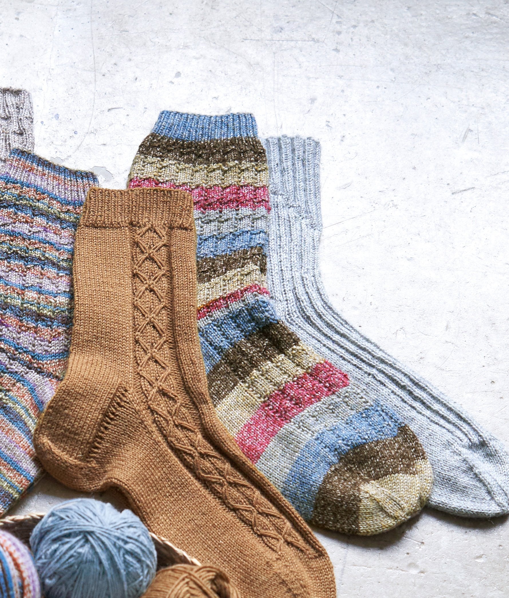 Socken · Meilenweit 100g Yak Colorblock (About Berlin)