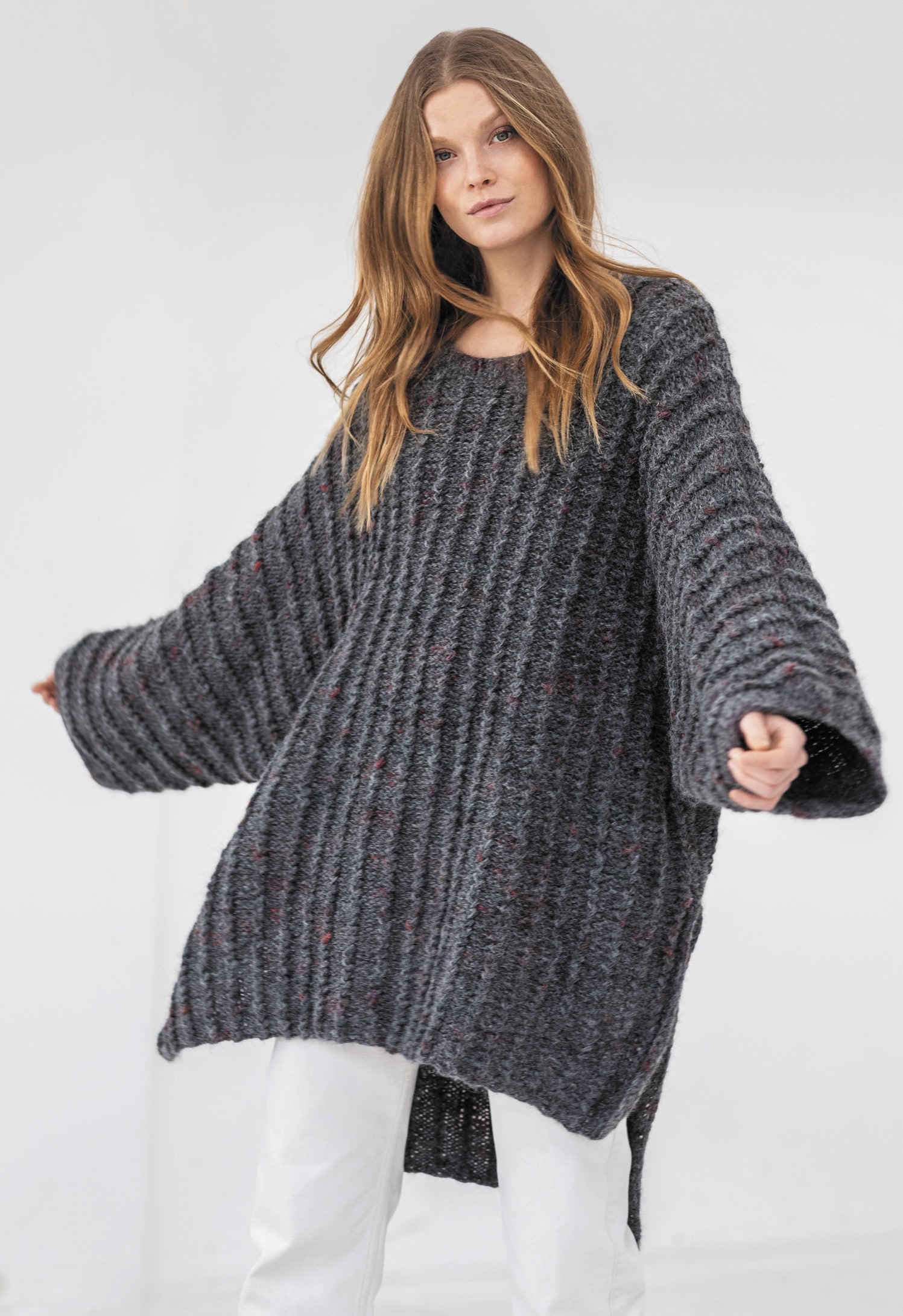 XXL-KIMONOPULLOVER · LALA BERLIN LOVELY COTTON INSERTO