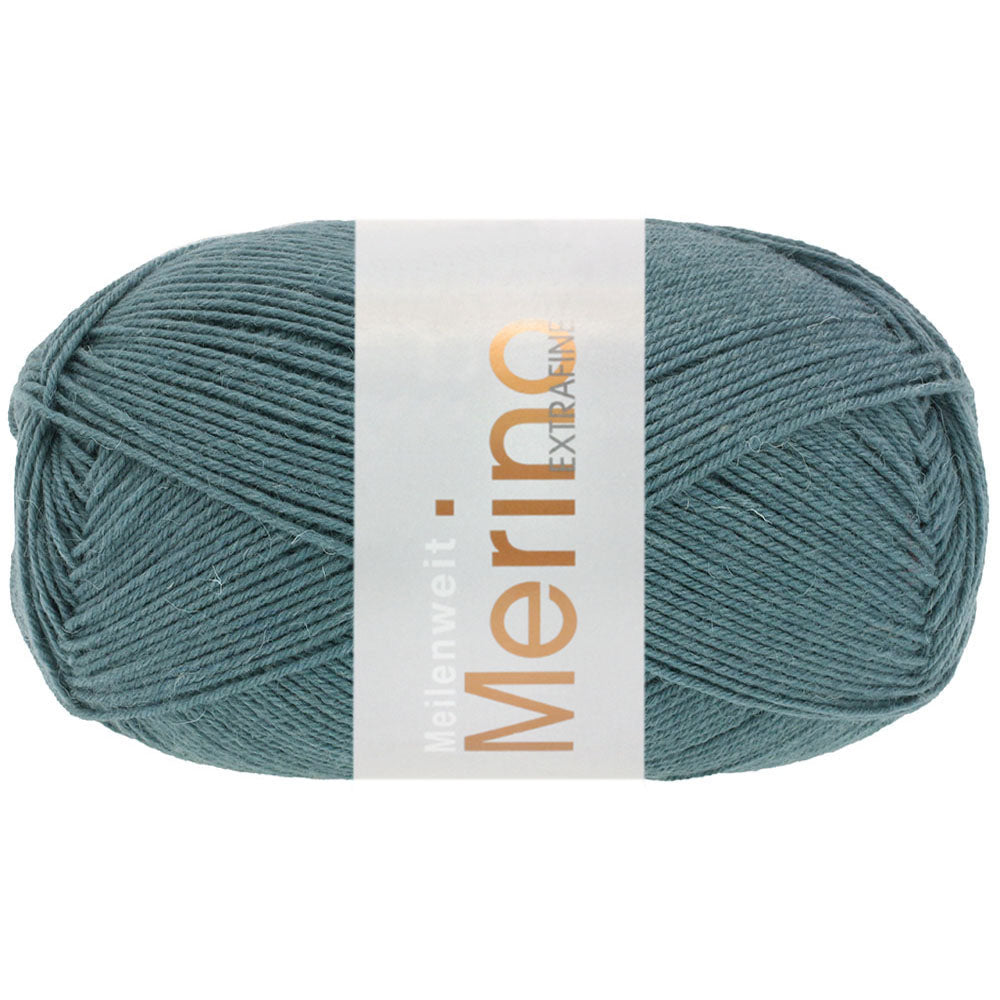 MEILENWEIT 100 MERINO EXTRAF.UN - Blaugrau