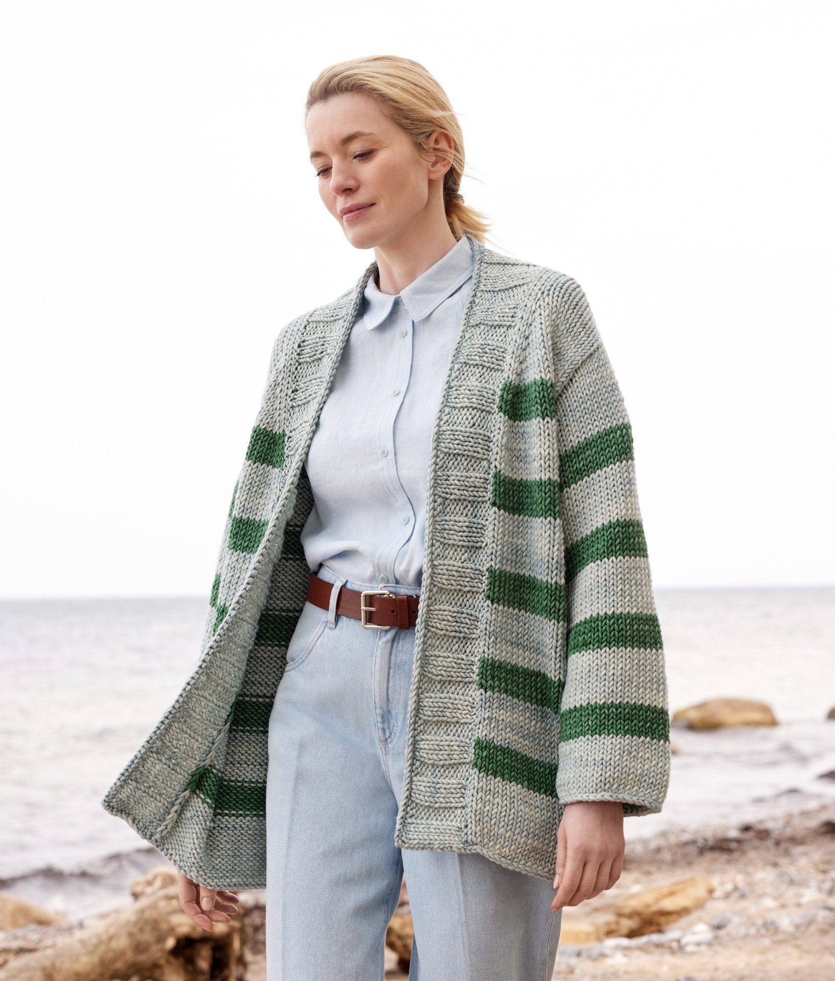 TOP DOWN STREIFENJACKE · VINTAGE SUPERCHUNKY