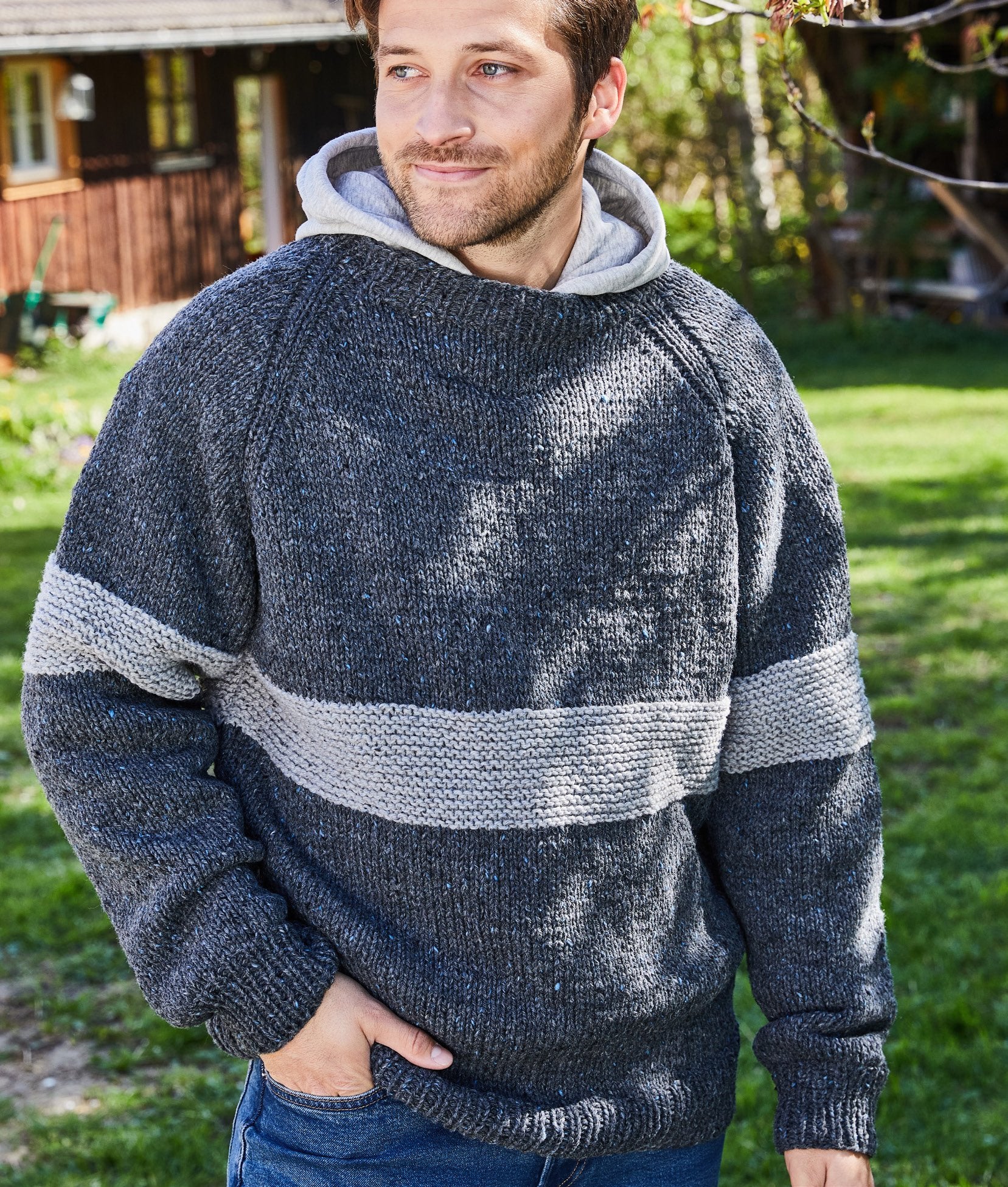 Herrenpullover · Landlust Soft Tweed 90