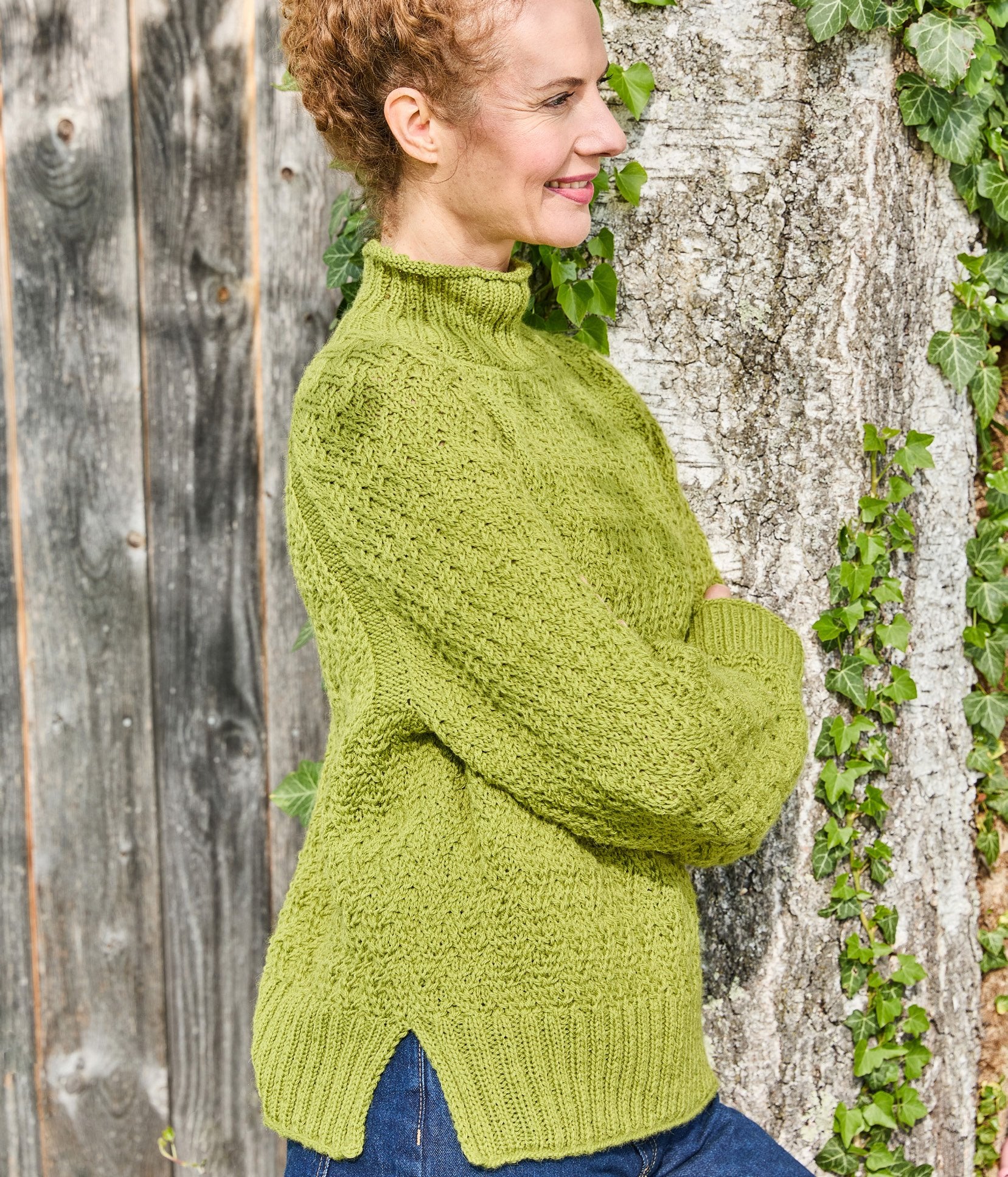 Pullover mit Rhombenmuster · Landlust Alpaka Merino 160