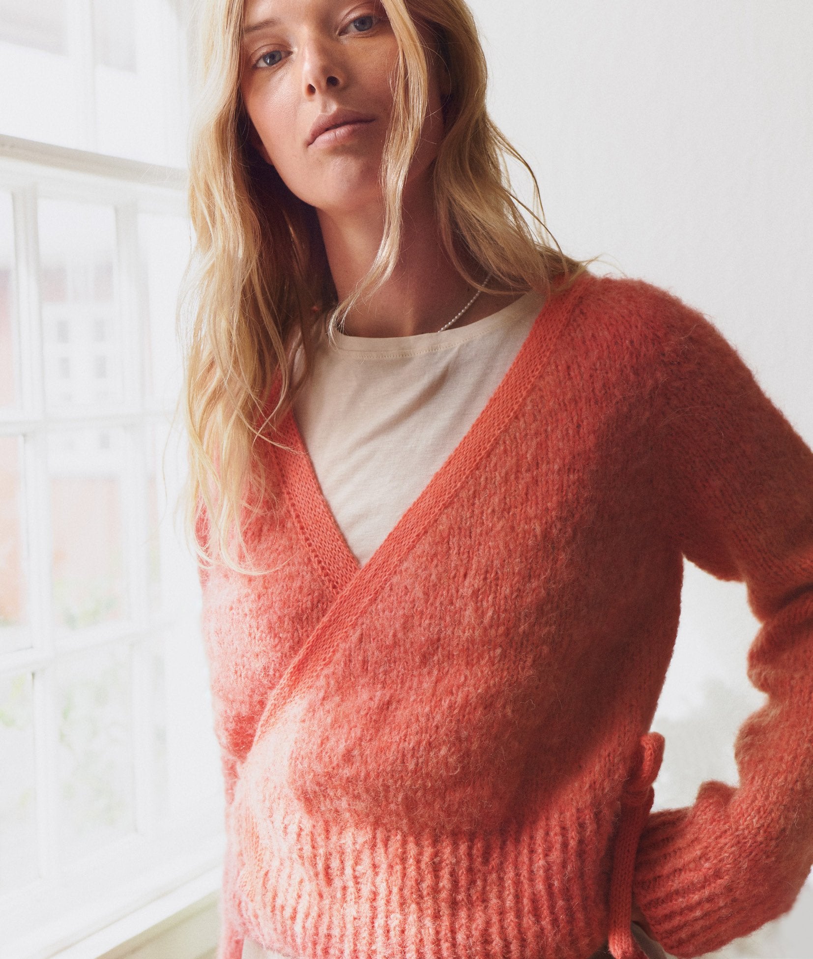 Top-Down Wickeljacke · Natural Alpaca Lungo & Ecopuno