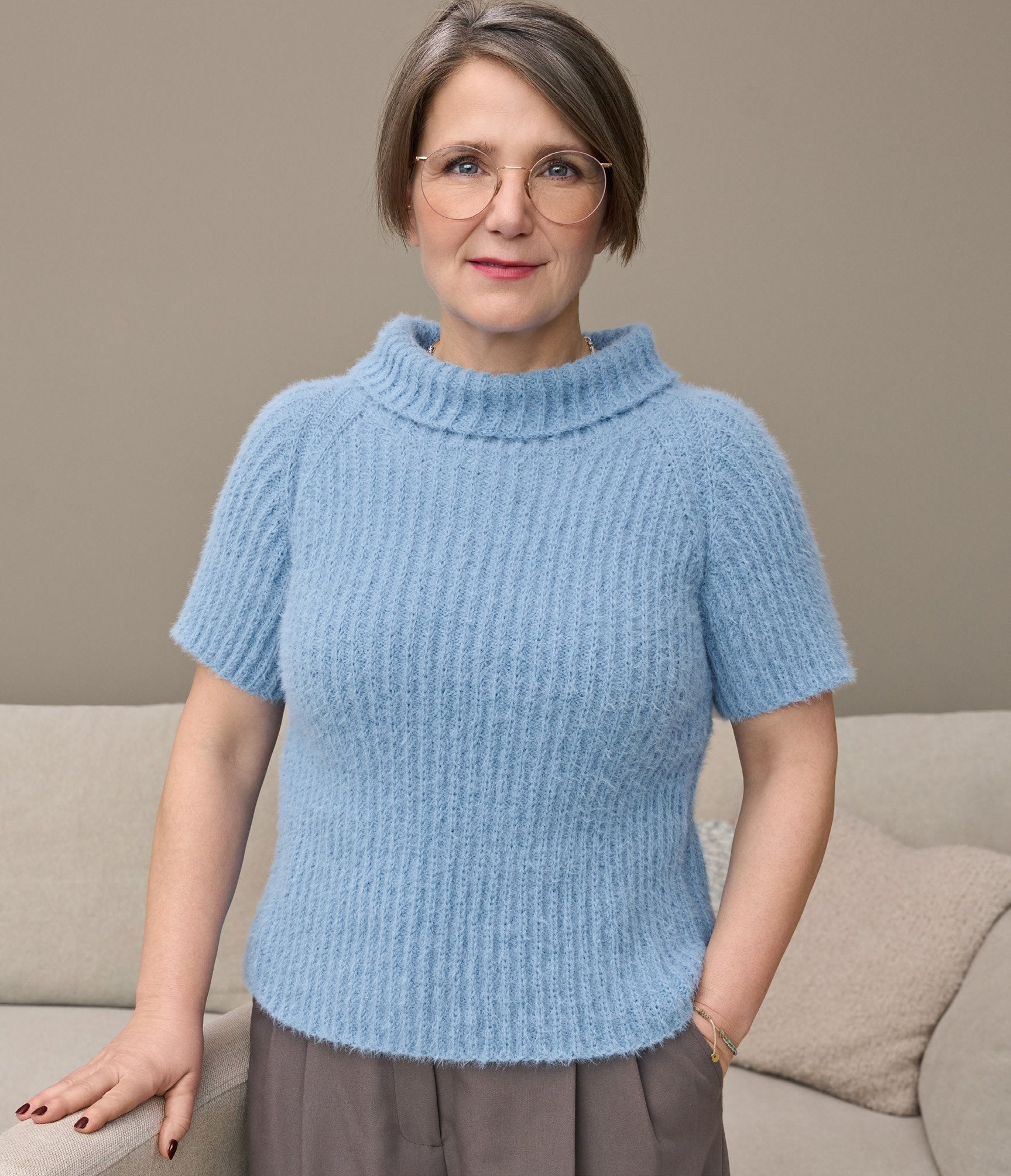 Raglanpullover mit Halbarm · Cosy Socks